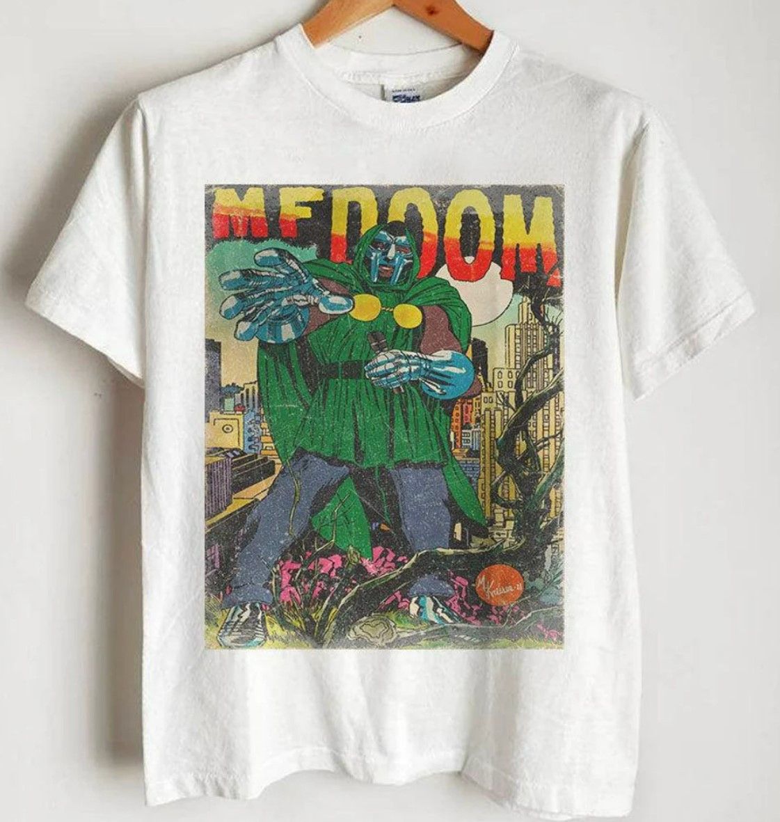 MF Doom MF Doom T-shirt MF Doom Rap RnB HipHop Shirt Tee Size US XL / EU 56 / 4 - 1 Thumbnail