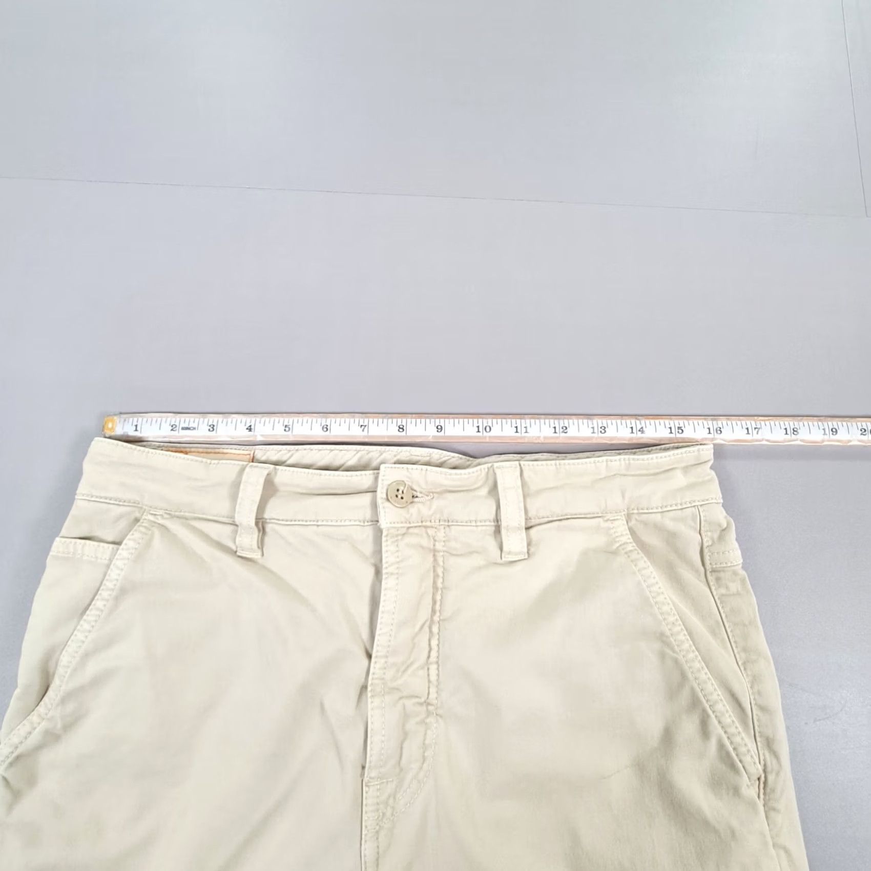 Nudie Jeans Nudie Jeans Mens Chino Trousers Beige W31 L32 Slim Adam Stretch Pants Size US 31 - 7 Thumbnail