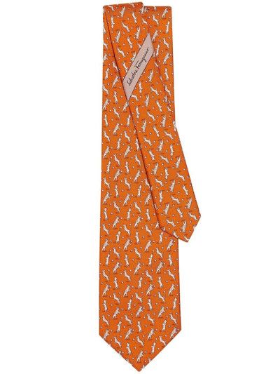 Salvatore Ferragamo o1s1rm1024 Size: OS / Silk Tie in Multicolor Size ONE SIZE - 2 Thumbnail