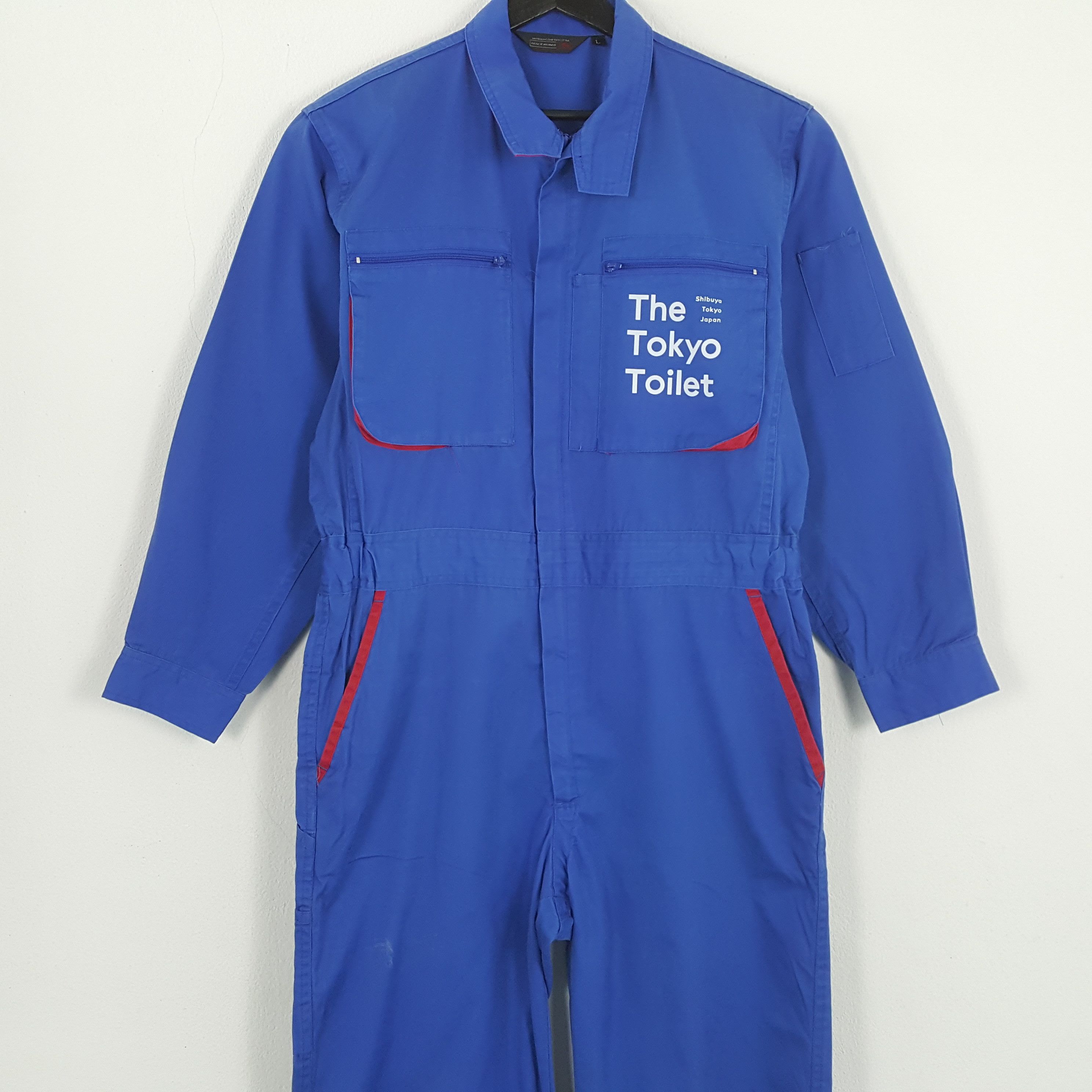 Japanese Brand × Vintage THE TOKYO TOILET Japanese Workwear Custom Coverall Jacket Size US L / EU 52-54 / 3 - 5 Thumbnail