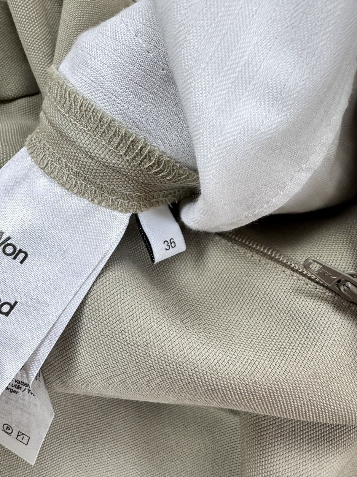 Japanese Brand × Won Hundred Authentic Won Hundred Pleated Trousers Beige Pants Womens Size 36" / US 14 / IT 50 - 8 Thumbnail