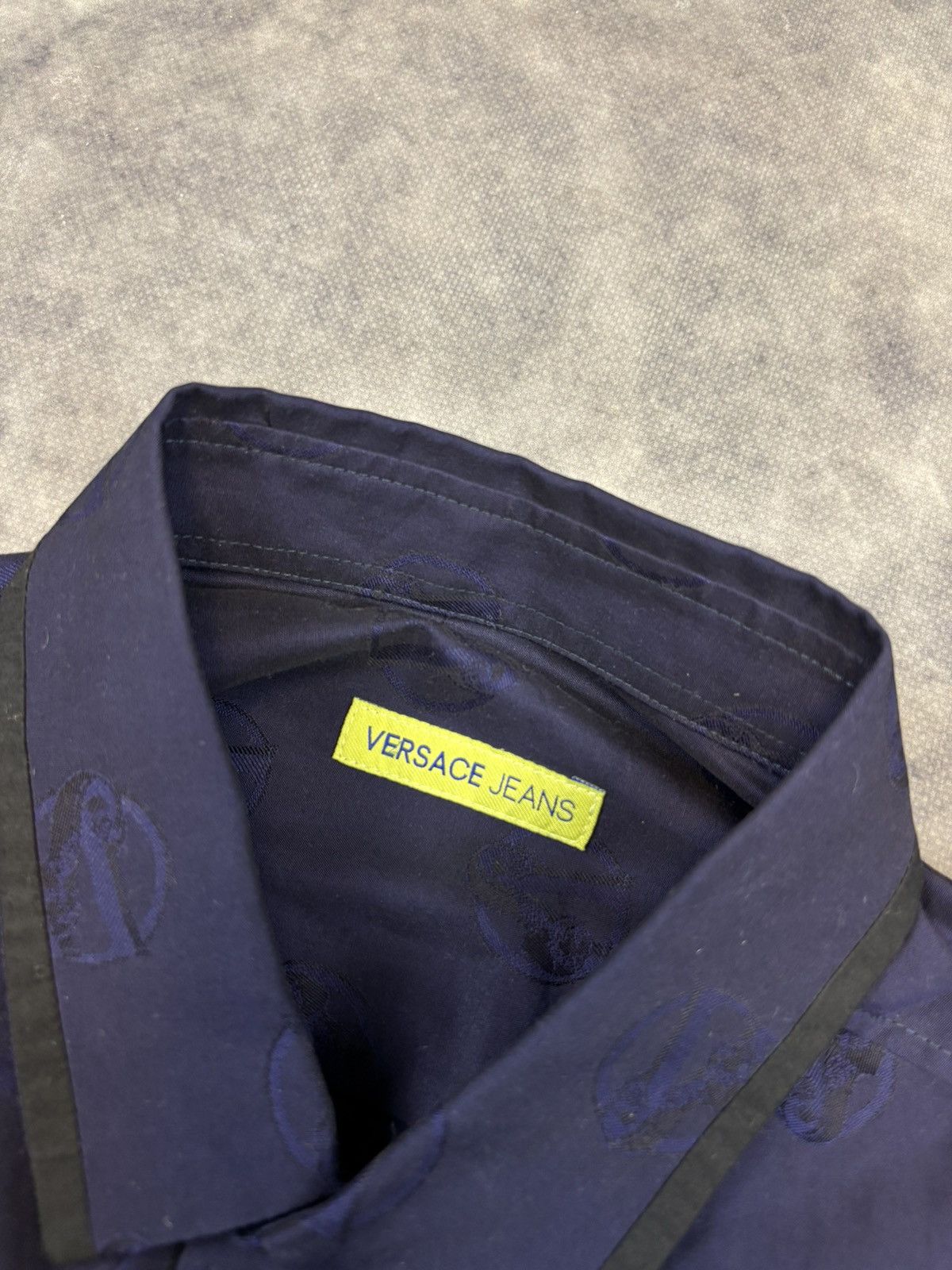 Designer × Versace Jeans Couture Versace Jeans Shirt Monogram Logo Designer Luxury Old Money Size US M / EU 48-50 / 2 - 4 Thumbnail