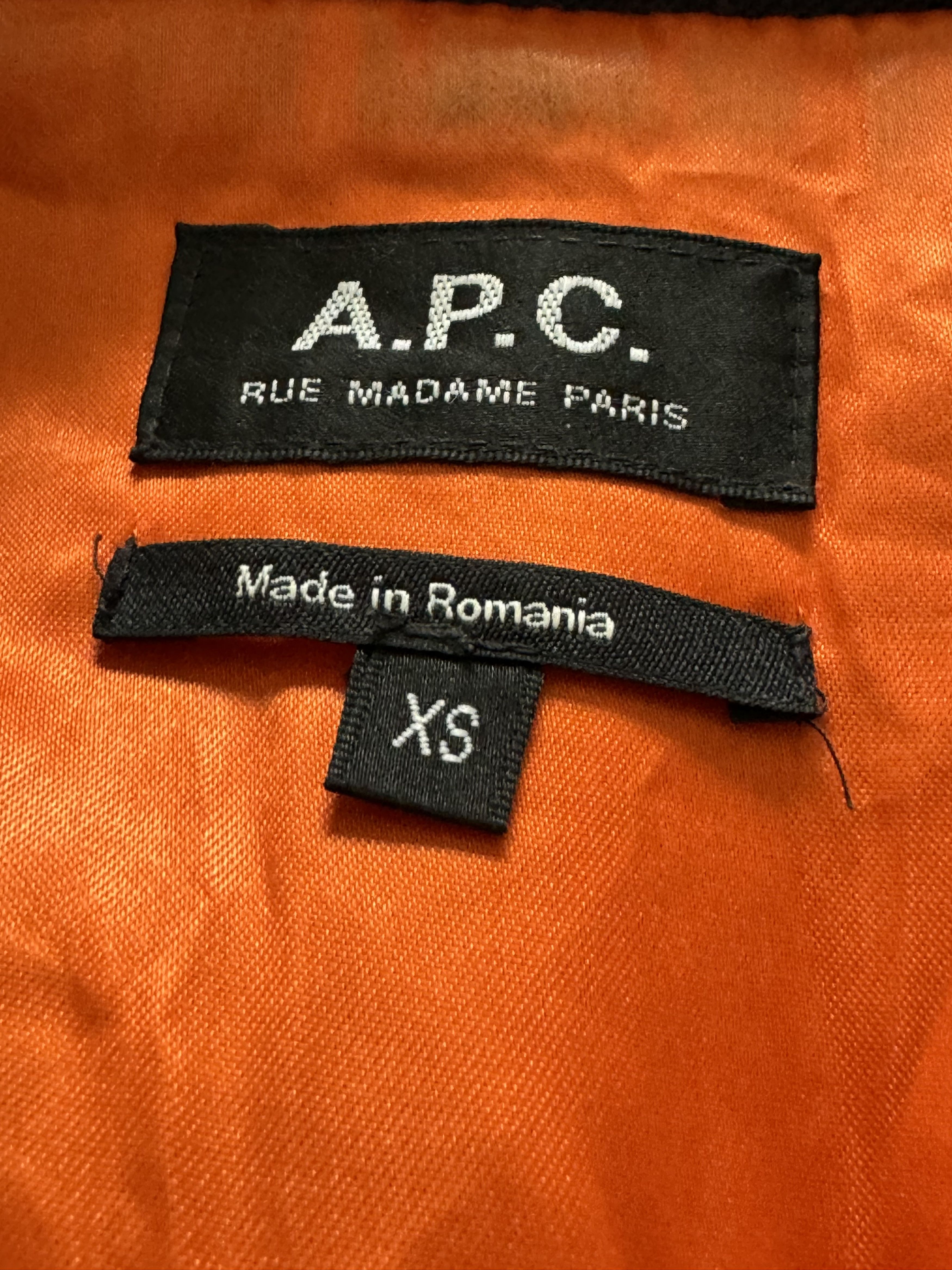 A.P.C. A.P.C. cotton and polyamide bomber jacket Size US XS / EU 42 / 0 - 7 Thumbnail