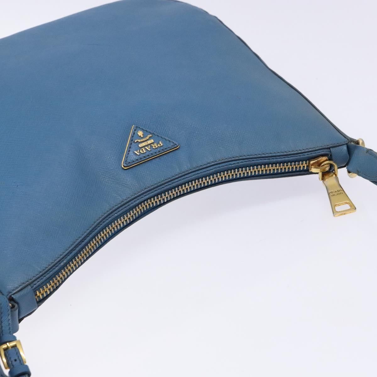 Prada PRADA Shoulder Bag Leather Blue Gold Size ONE SIZE - 6 Thumbnail
