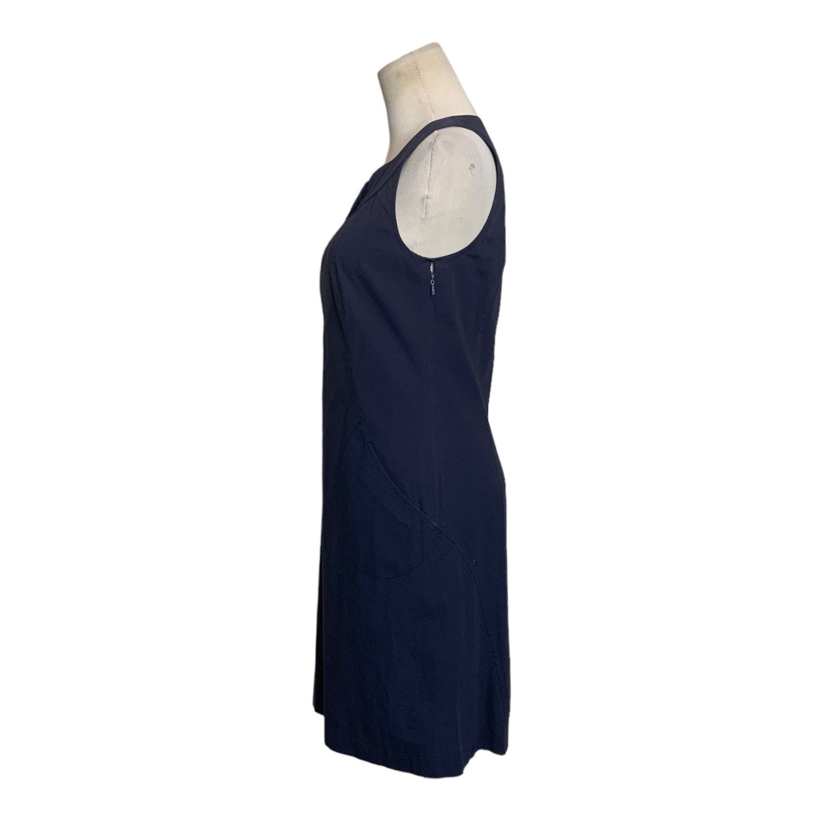 Tory Burch Tory Burch Navy Logo Button Detail Mini Dress 2 Size XS / US 0-2 / IT 36-38 - 5 Thumbnail