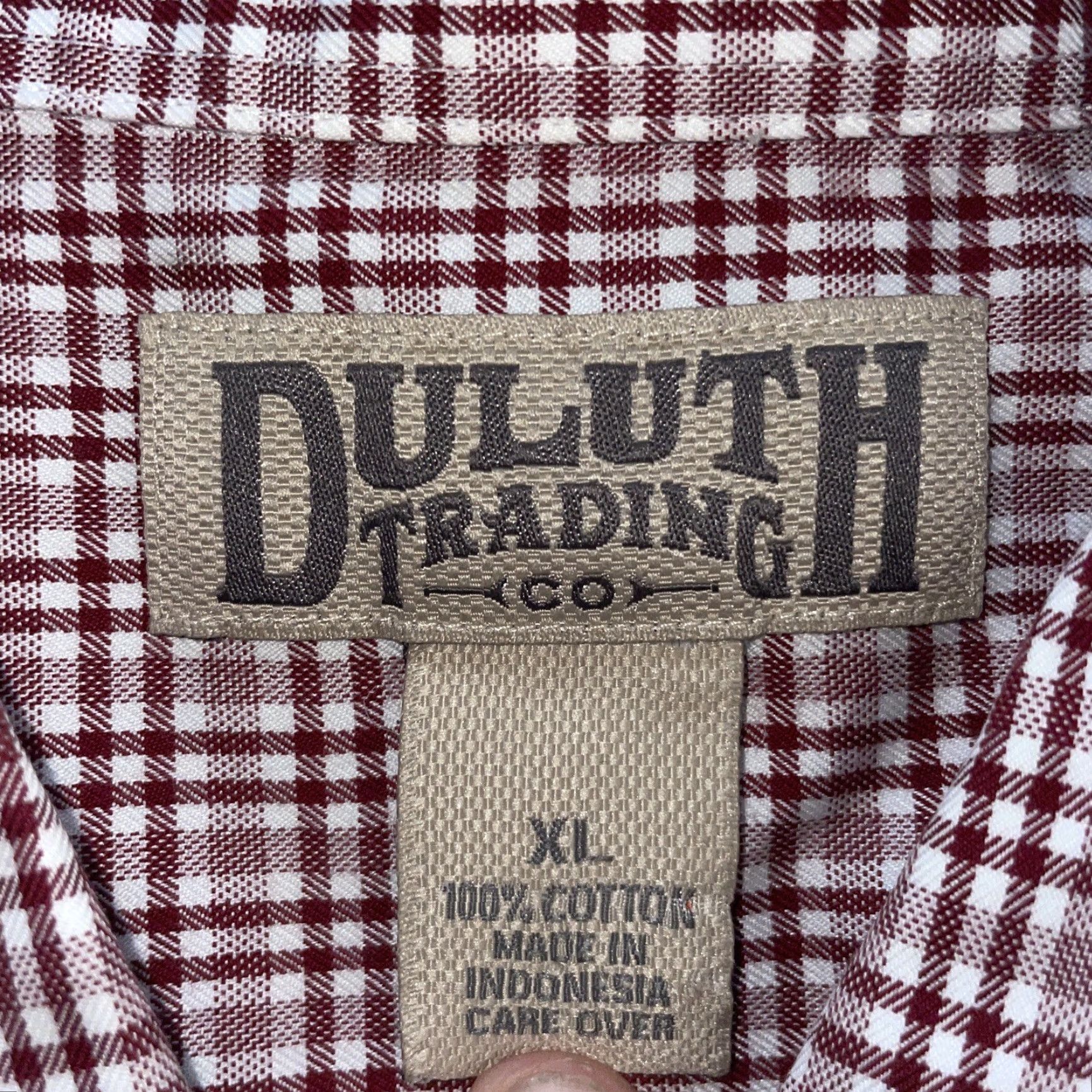 CO Duluth Trading Co Red Plaid Shirt Mens XL Button-Up Short Sleeve Regular Size XL Men Size US XL / EU 56 / 4 - 3 Thumbnail