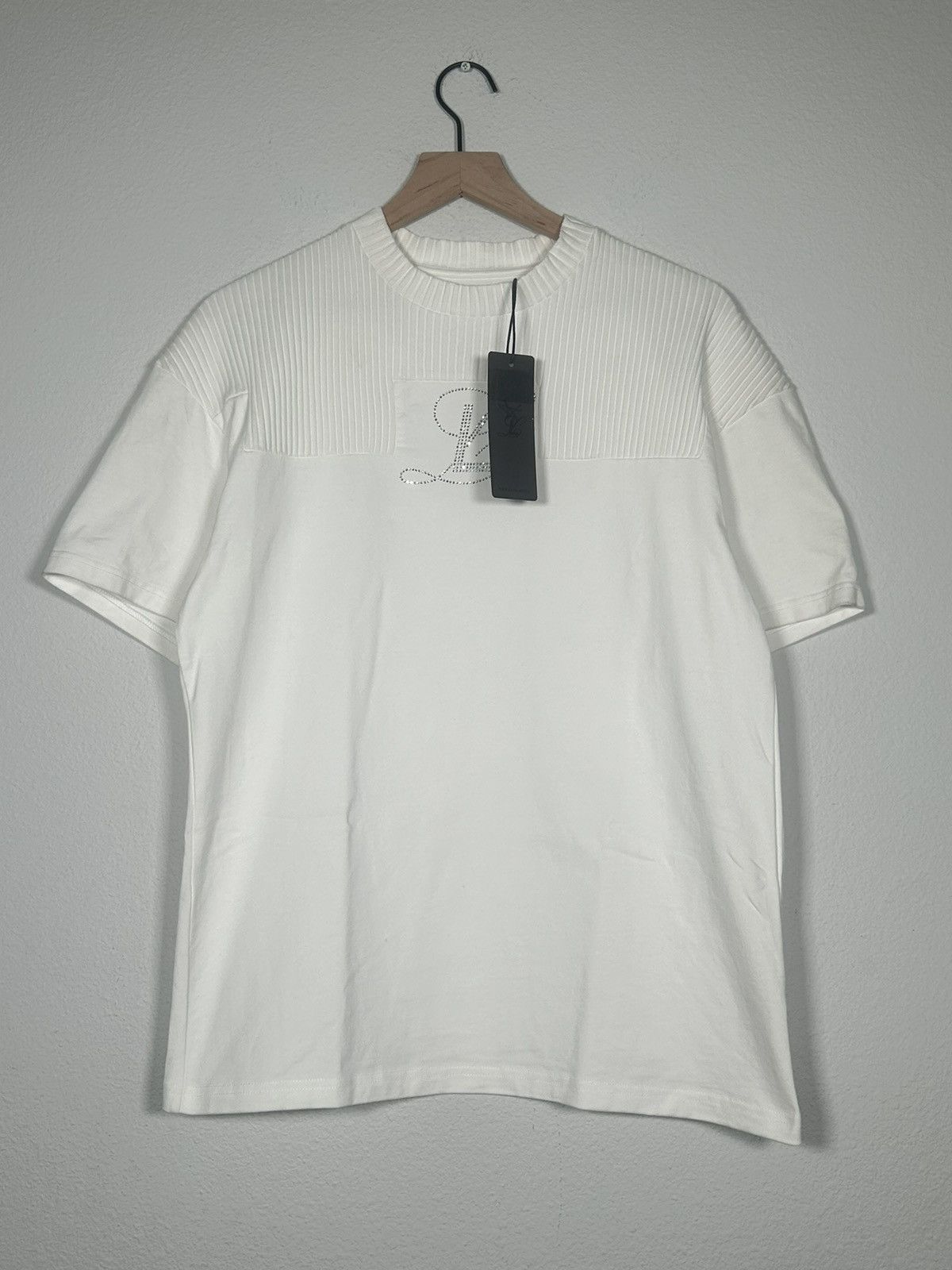 Luar NWT! Rhinestone logo Tee Size US M / EU 48-50 / 2 - 1 Thumbnail