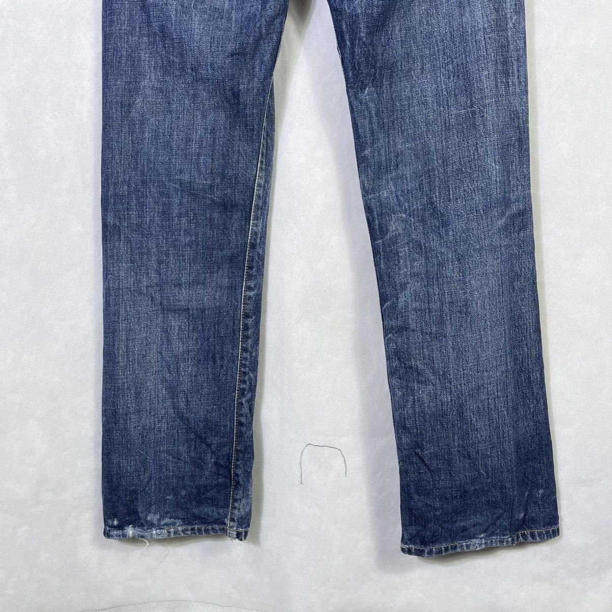 Levi's Vintage Clothing Vintage Levis 551Z Big E Talon Redline Distressed Jeans Size US 29 - 6 Thumbnail