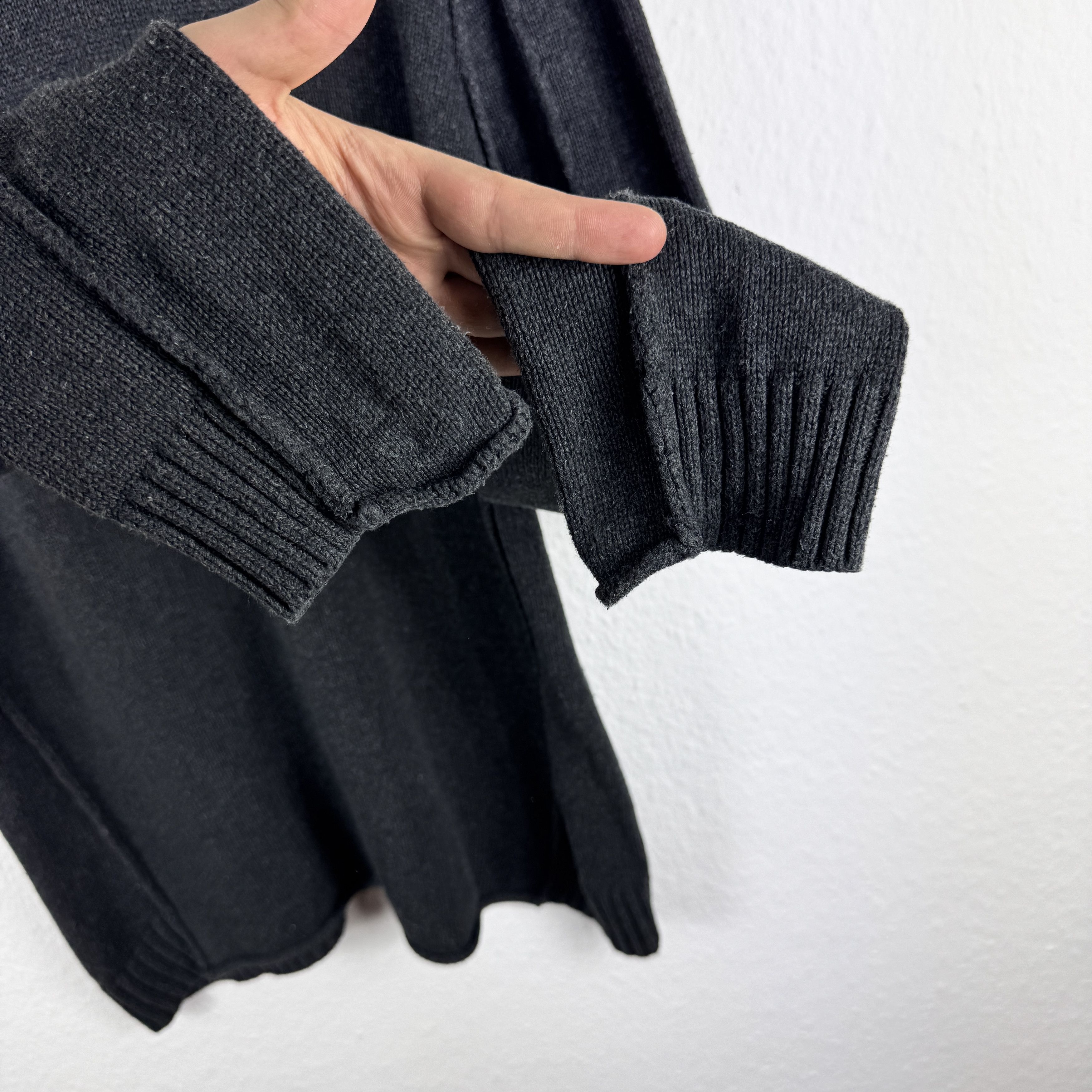 Designer × tigha Men`s TIGHA WOOL BLEND GRAY AVANT GARDE SWEATEr SIZE XXL Size US XXL / EU 58 / 5 - 6 Thumbnail