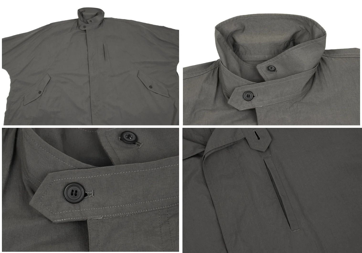 Issey Miyake Nylon Ikacoat in Gray, Size M Size US M / EU 48-50 / 2 - 3 Thumbnail