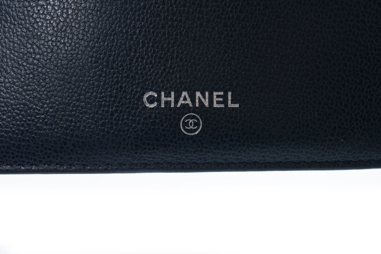 Chanel Chanel, blue leather zip wallet with card slot Size ONE SIZE - 4 Thumbnail