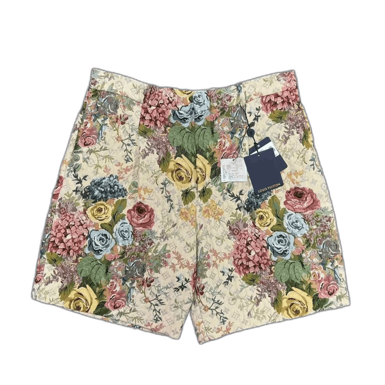 Louis Vuitton Louis Vuitton Floral Print Casual Shorts Size 42" / US 20 - 1 Thumbnail