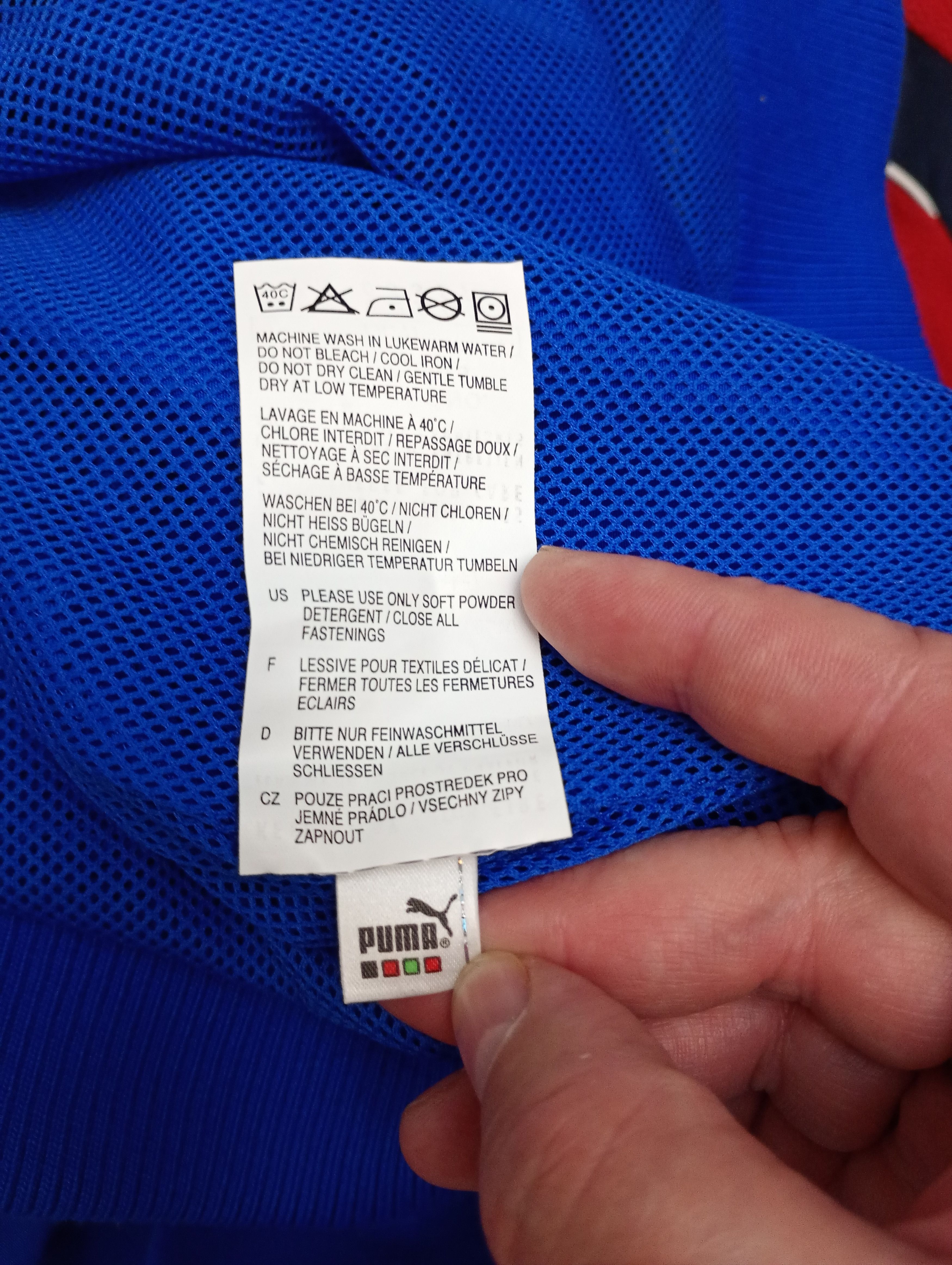 Puma Puma Italy Team TrackTop Jacket Vintage 2003-2004 Size US L / EU 52-54 / 3 - 16 Thumbnail