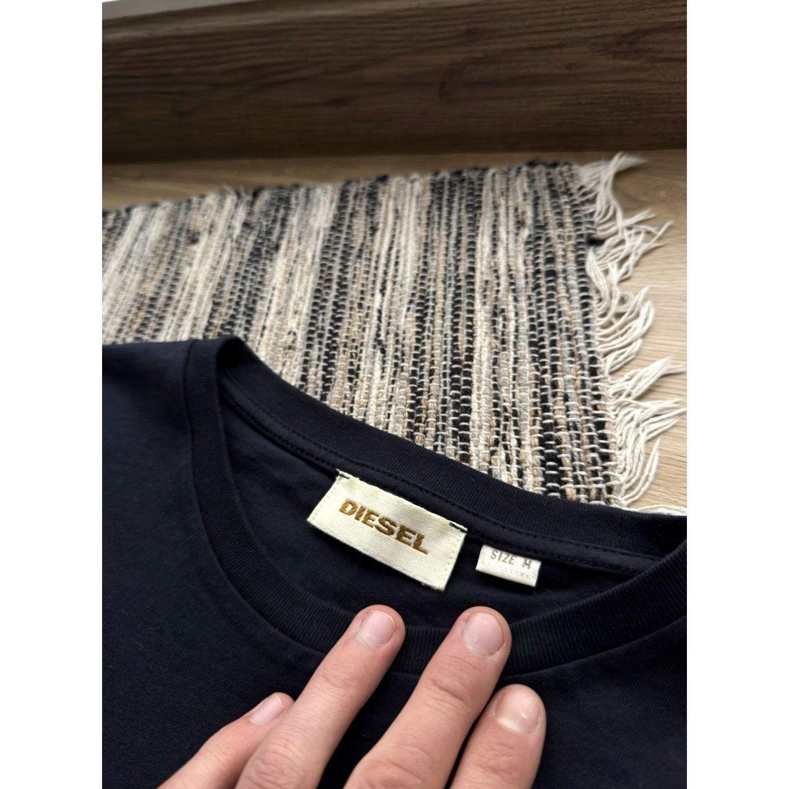 Diesel Diesel Vintage Big Logo "I love Diesel" T-Shirt M Dark Blue Mens Regular Short Sleeve Crew Neck 90s Y2K Vintage Graphic Print Size US M / EU 48-50 / 2 - 4 Thumbnail