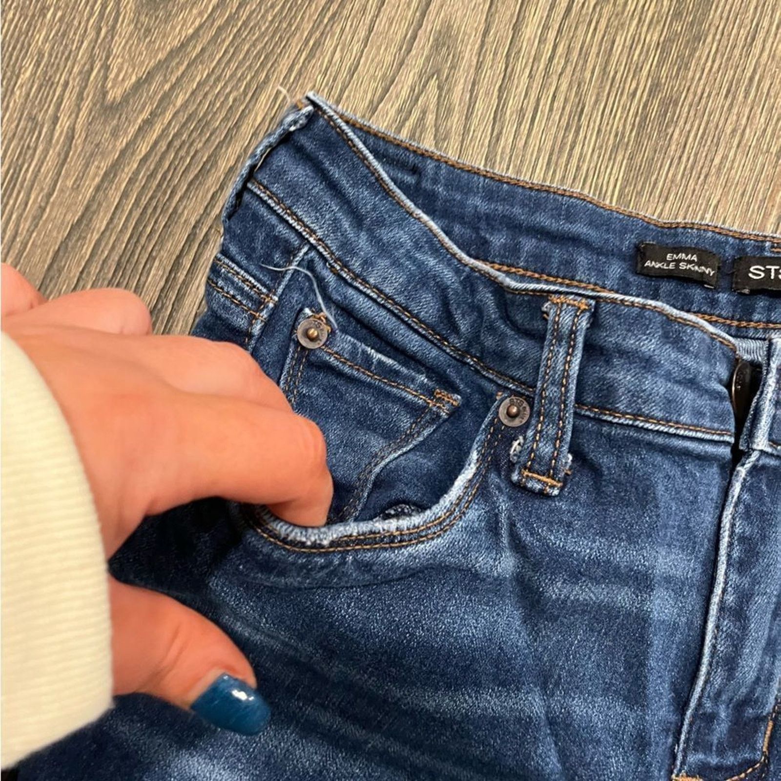 & Other Stories STS Blue Women's Denim Jeans Ankle Skinny High Rise Size 28 Size 28" / US 6 / IT 42 - 11 Thumbnail