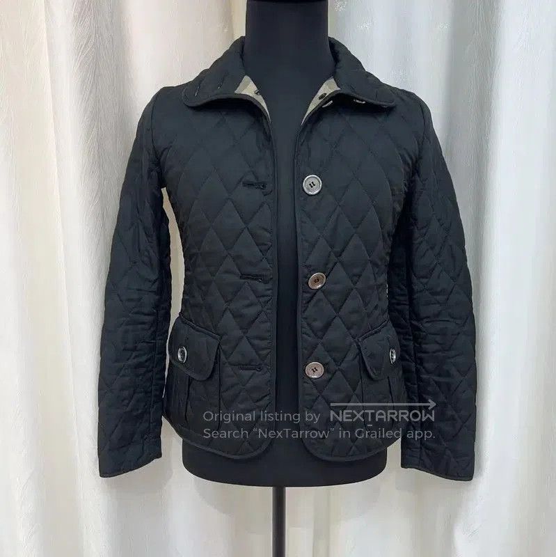 Burberry Burberry Quilted Black Cotton Women's Jacket. Size XS / US 0-2 / IT 36-38 - 2 Thumbnail