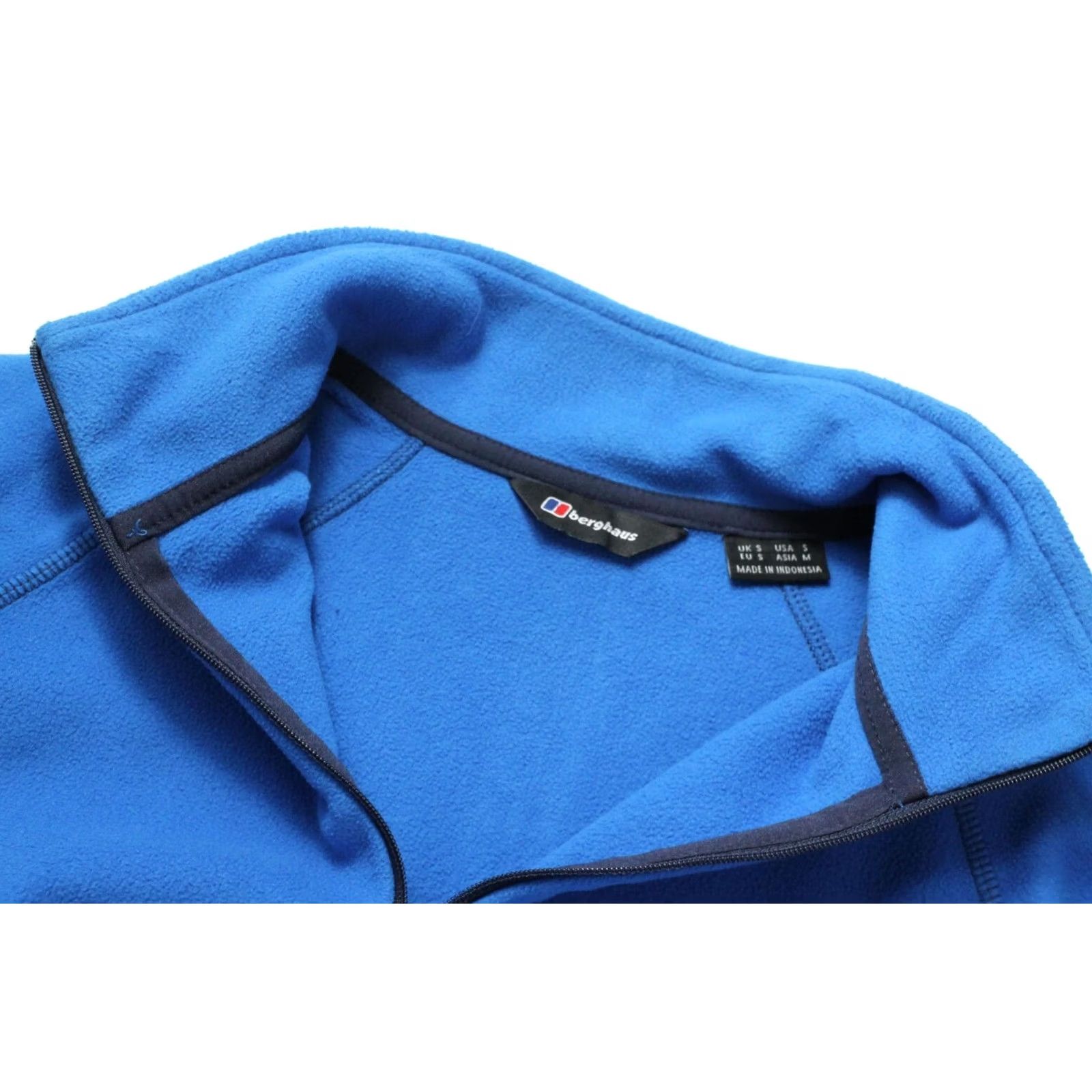 Berghaus BERGHAUS Sweatshirt Men's SMALL Half Zip High Neck Stretchy Pullover Blue Size US S / EU 44-46 / 1 - 4 Thumbnail