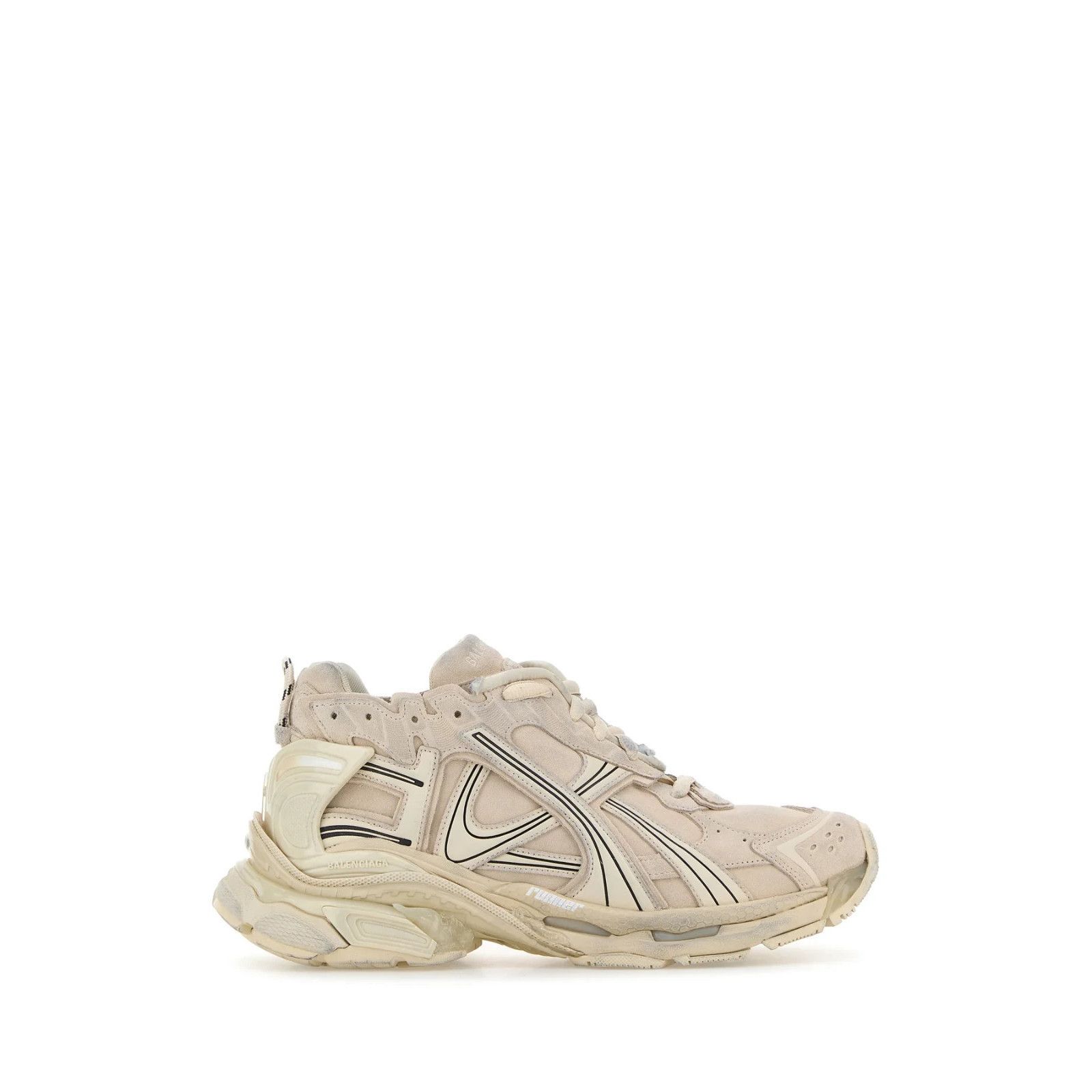 BALENCIAGA Runner Sand Suede Sneakers New & Authentic (Men's