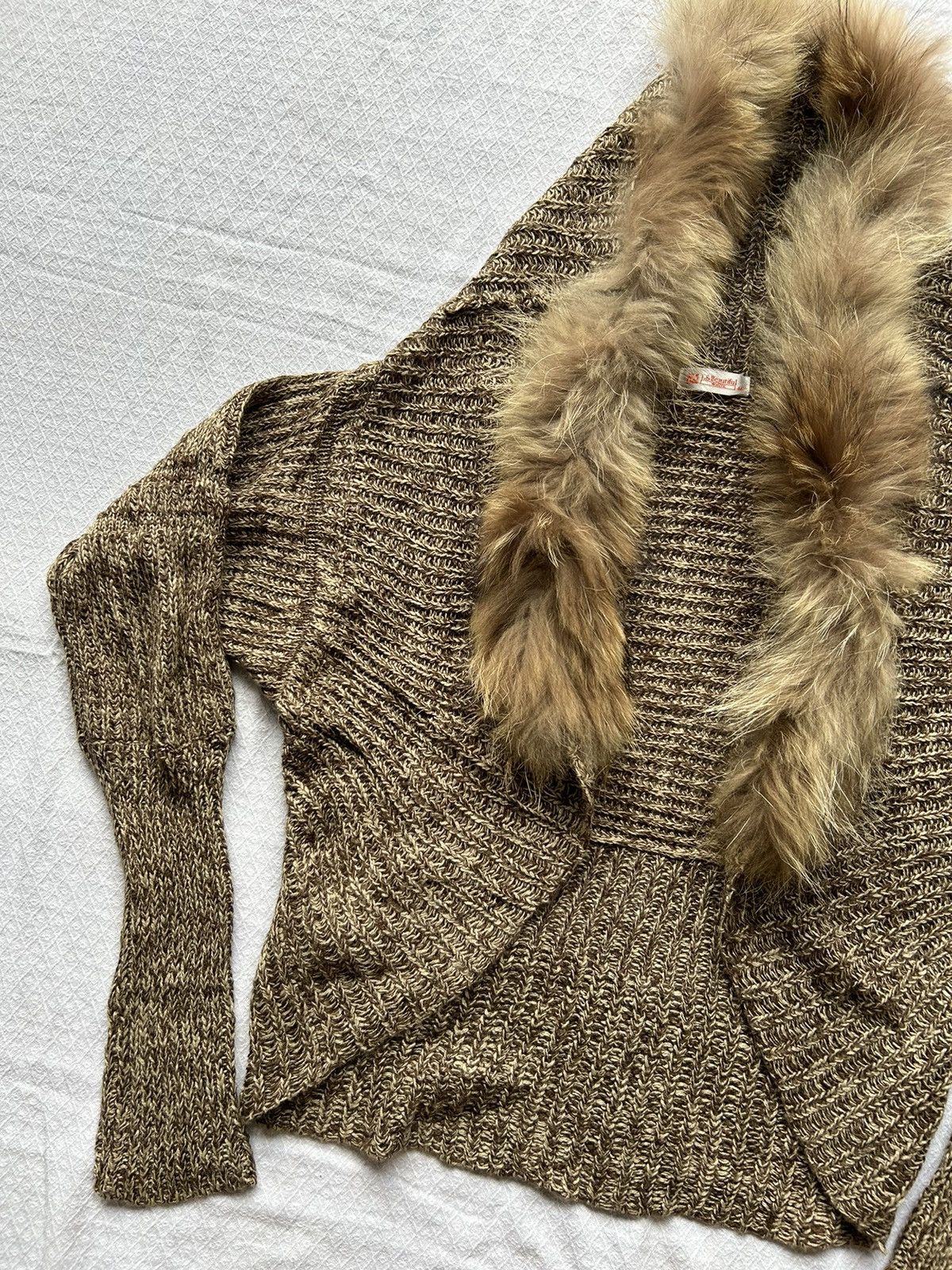 Japanese Brand BINDINGOFFER💸Fur cardigan japanese knitted Ifsixwasnine lgb Size US M / EU 48-50 / 2 - 5 Thumbnail