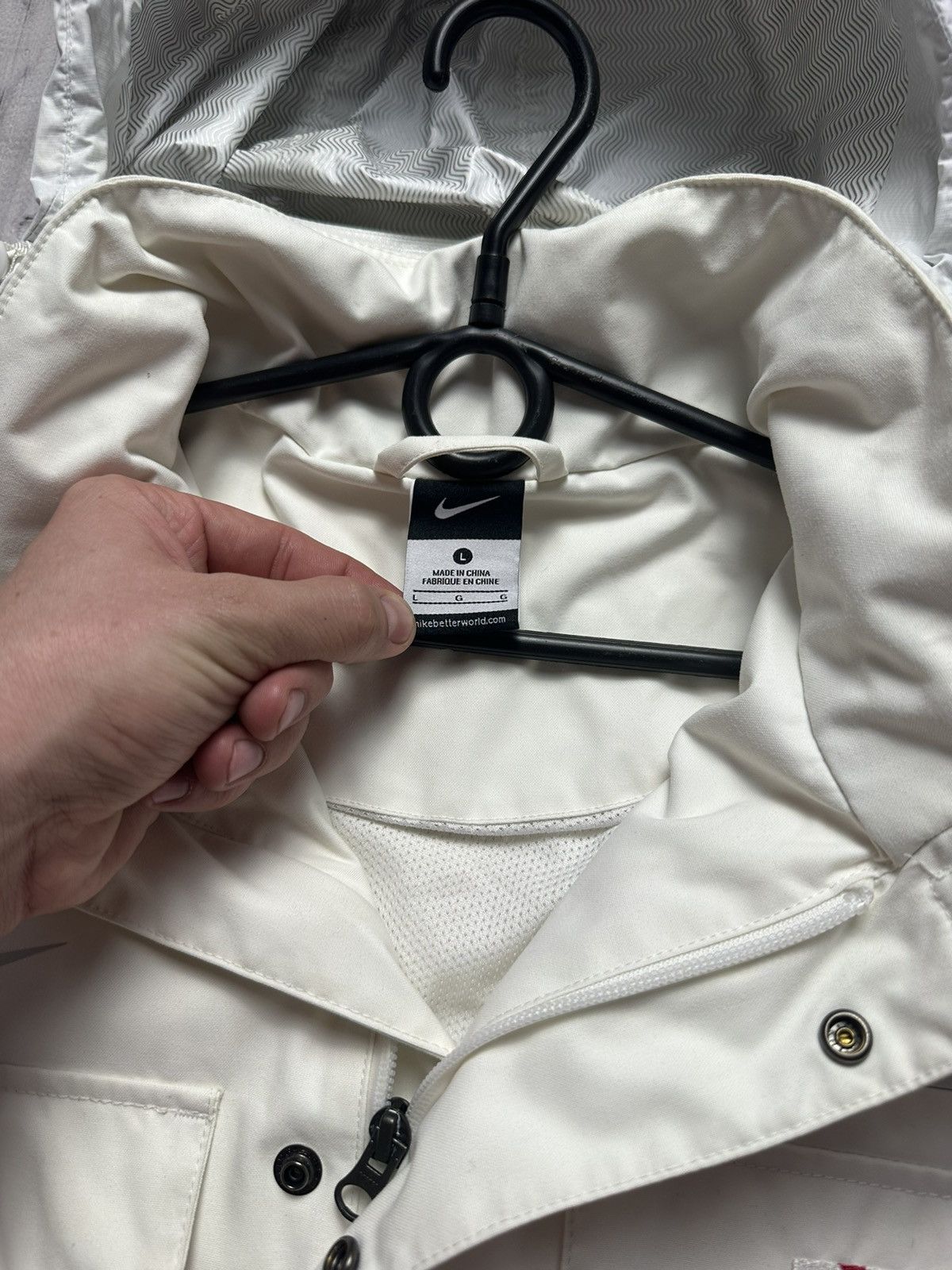 Nike × Vintage Vintage Nike Inter Milan soccer jacket parka logo rare L Size US L / EU 52-54 / 3 - 8 Thumbnail