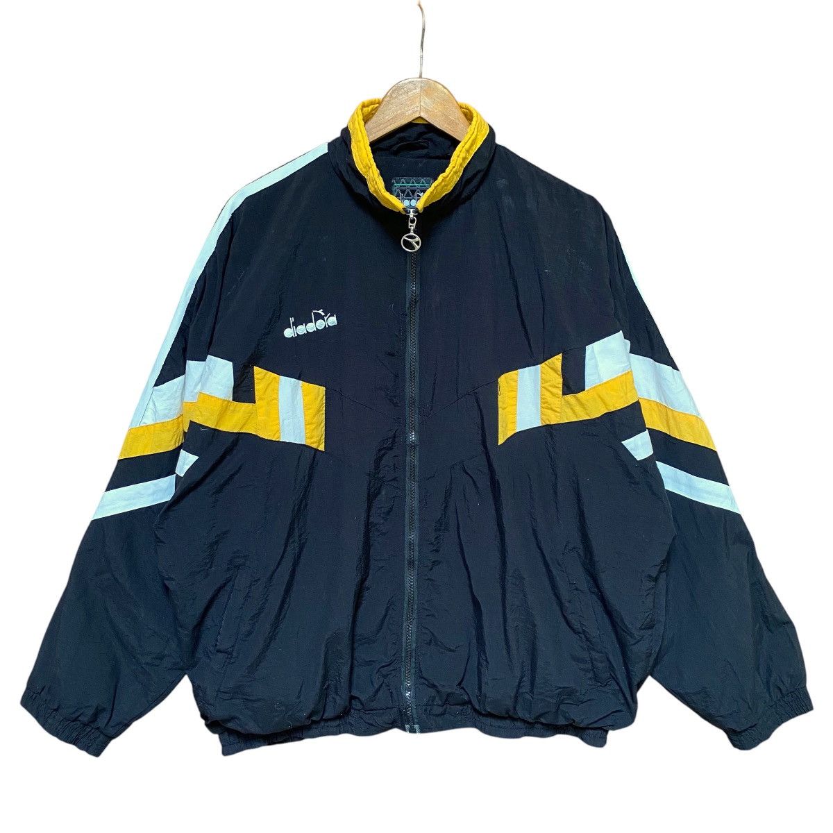 Converse × Vintage 🔥90s DIADORA TRAINER SPORT JACKET Size US L / EU 52-54 / 3 - 5 Thumbnail