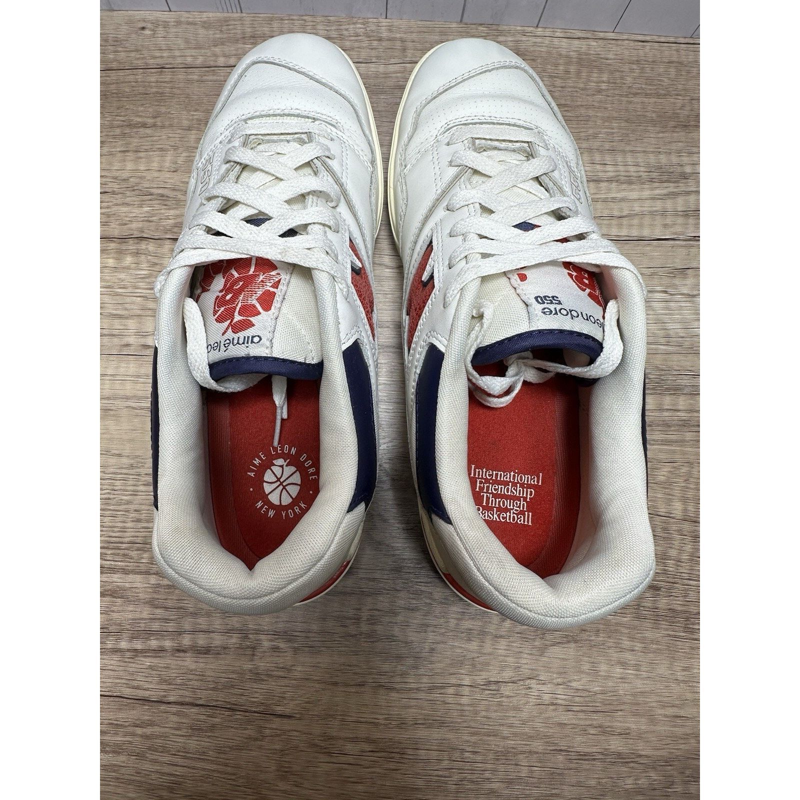New Balance NEW BALANCE 550 AIME LEON DORE USED SIZE 9.5 ALD NB BB550A3 Size US 9.5 / EU 42-43 - 5 Thumbnail