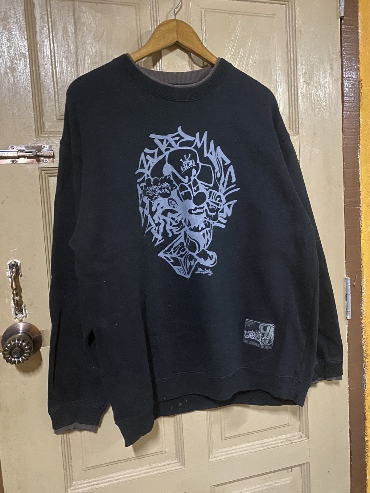 Other Vintage Hip-Hop Graffiti Sweatshirt Japanese Streetwear Size US XL / EU 56 / 4 - 3 Thumbnail