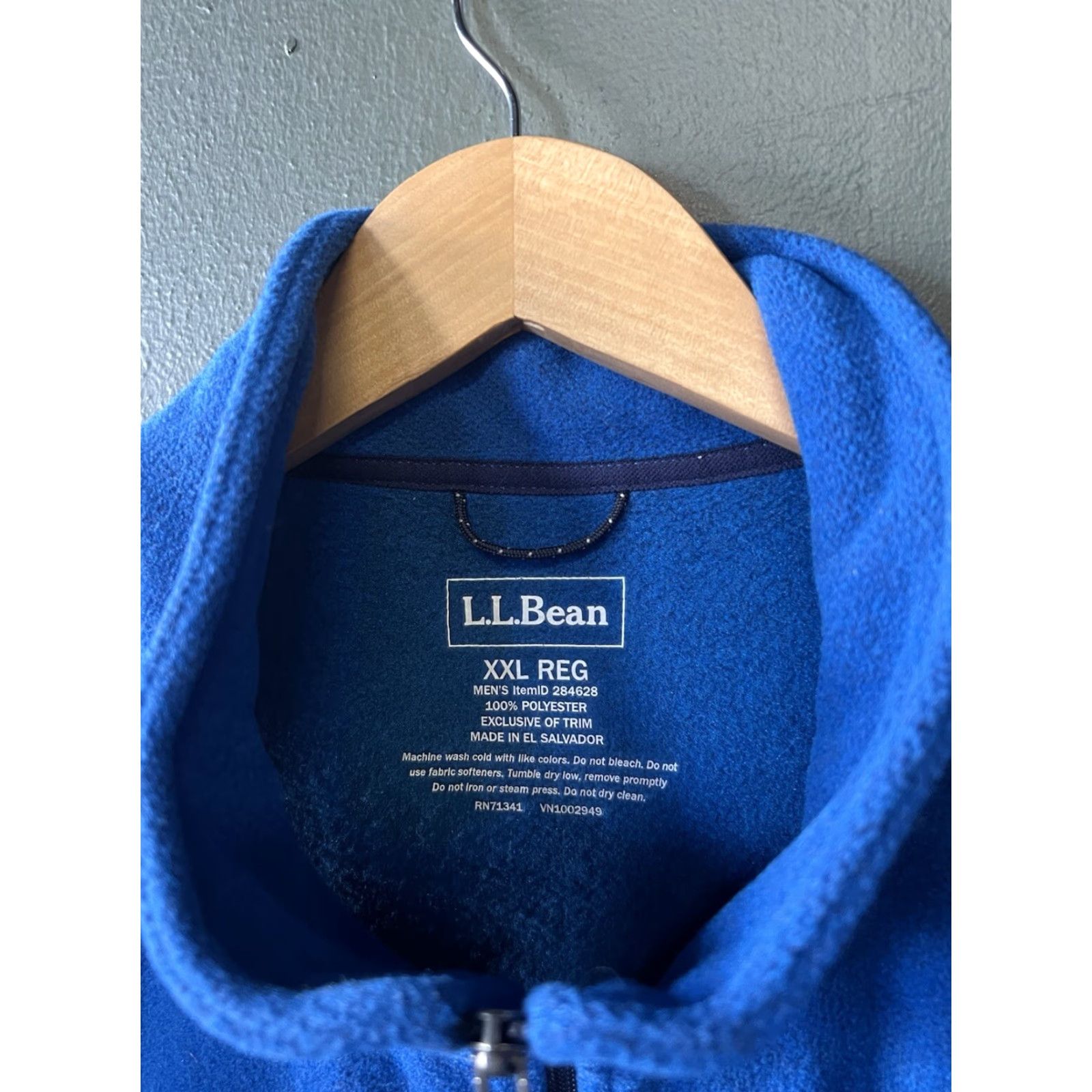 Lands' End Lands' End Mens Vest Full Zip Fleece Outdoor 2XL Blue Regular Size Outdoor Vest Mens 2XL Blue Full Zip Fleece Lands' End Size US XXL / EU 58 / 5 - 3 Thumbnail