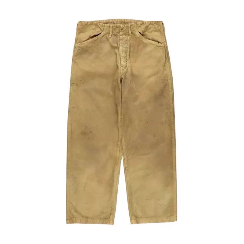Other BOWWOW USMC P-41 HBT Stained Olive Yellow XL 26ss Size US 36 / EU 52 - 3 Thumbnail