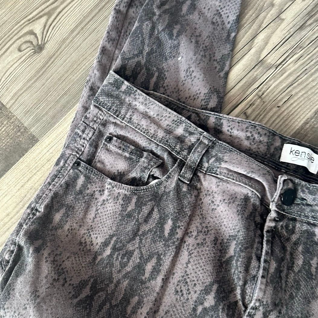 Other kenzie jeans gray snakeskin jeans Size 36" / US 14 / IT 50 - 2 Thumbnail