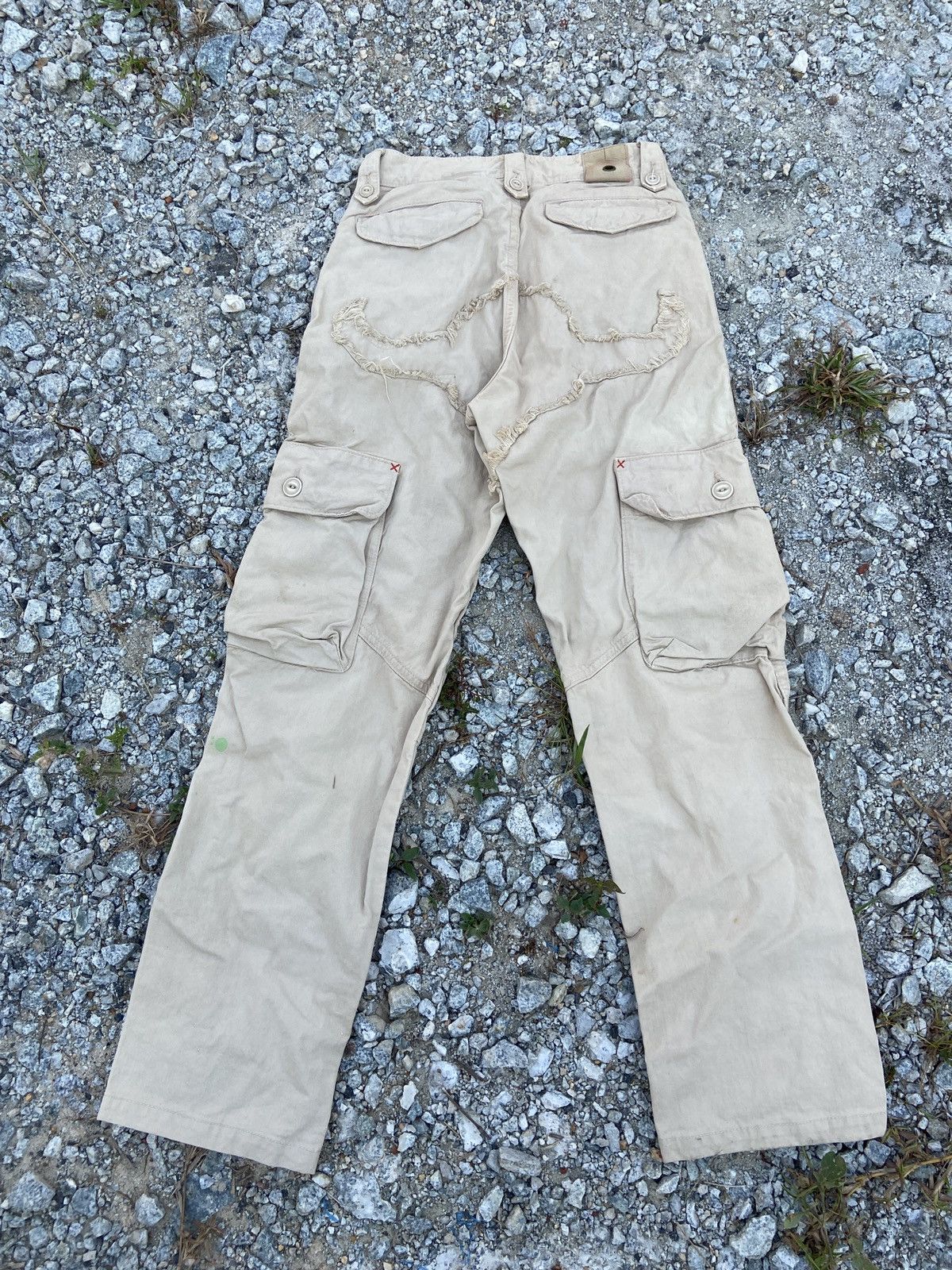 If Six Was Nine × Japanese Brand × Vintage Vintage Smile Jeans Cargopant Size US 27 - 13 Thumbnail