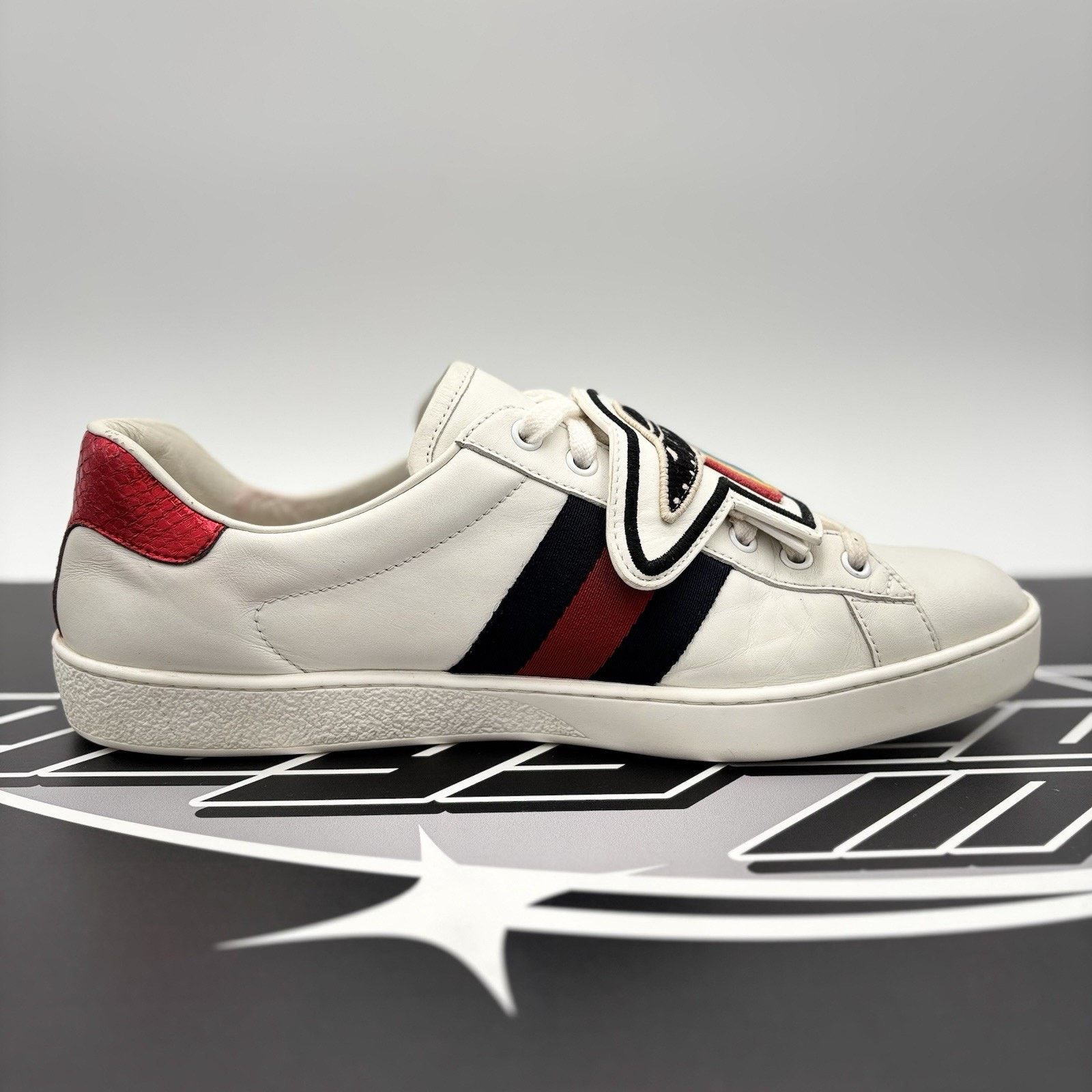 Gucci Gucci Ace Web Patches ' UFO, Dragon ' | GREAT CONDITION! Size US 10 / EU 43 - 13 Thumbnail