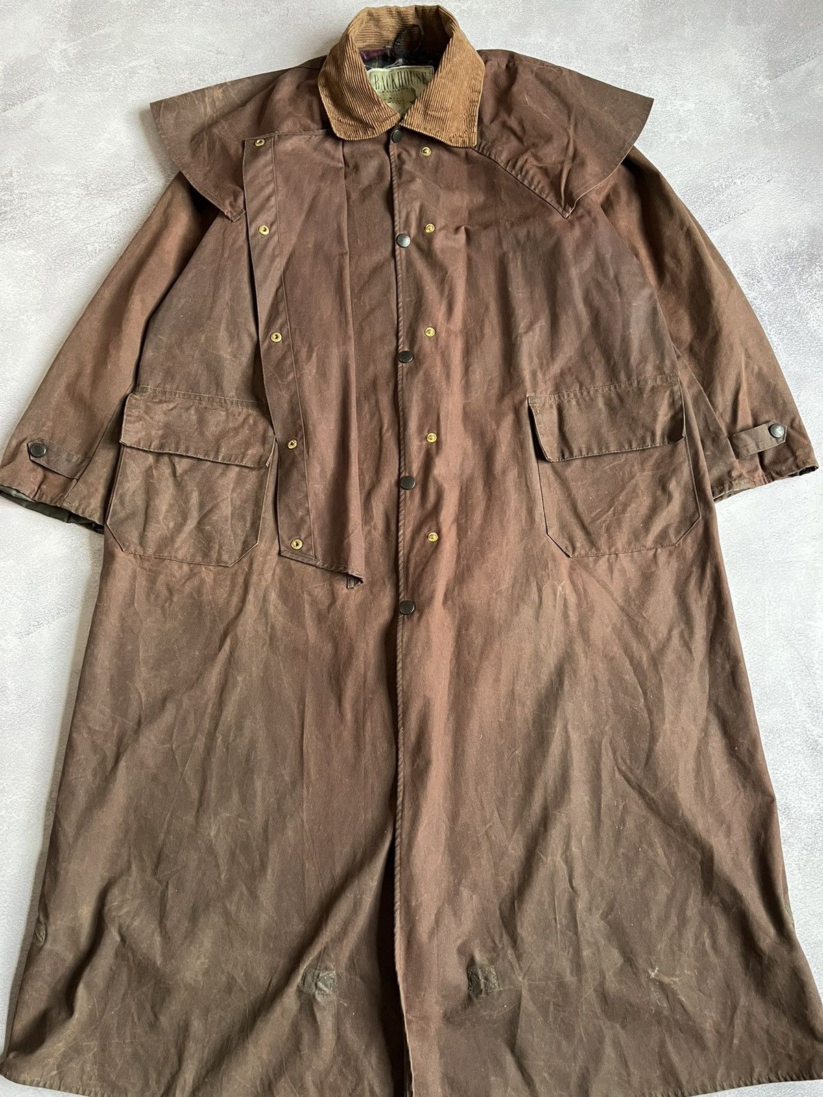 Barbour Vintage Backhouse Barbour Stockmans Coats Jackets Waxed Size US XL / EU 56 / 4 - 6 Thumbnail