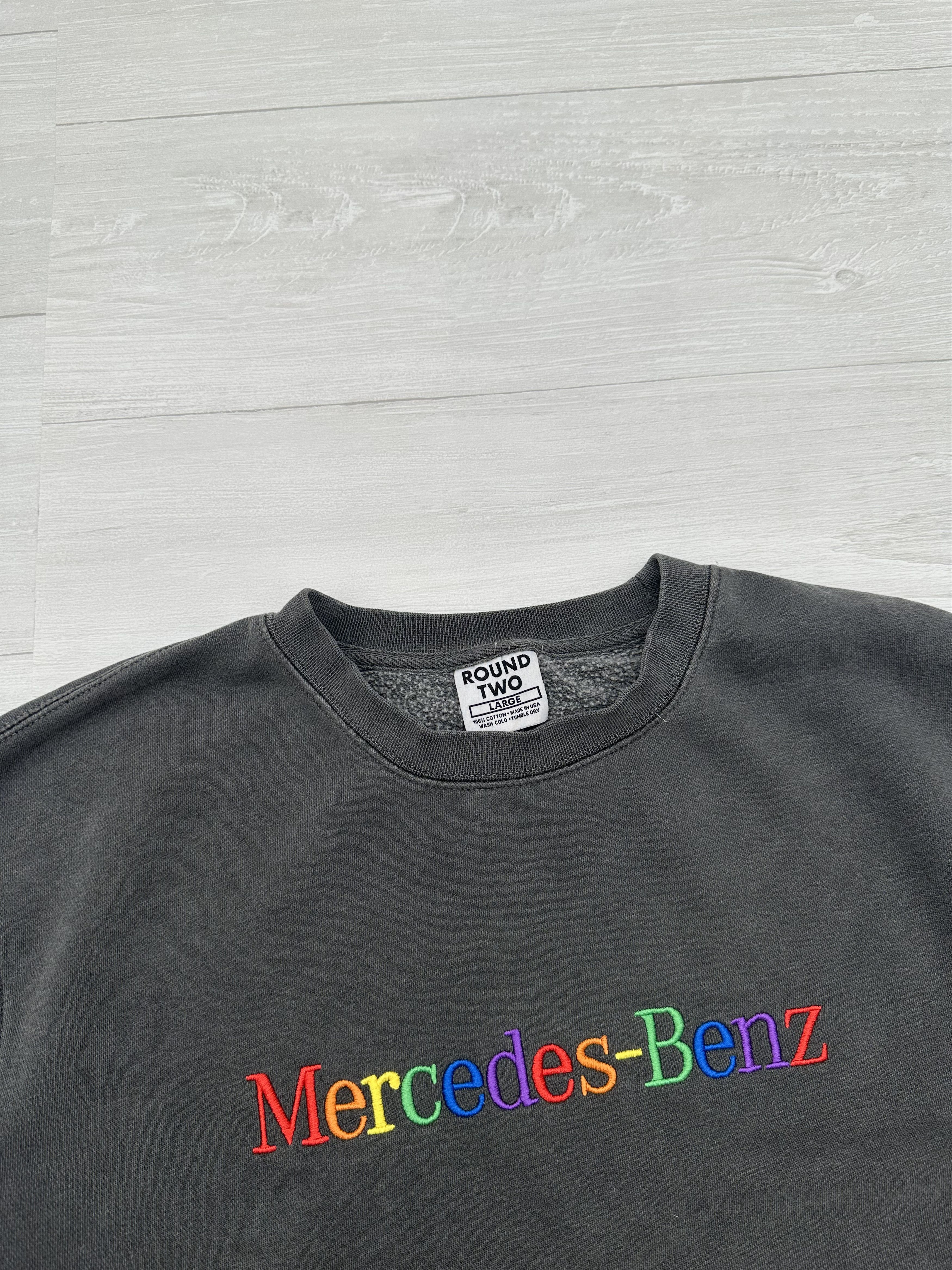 Mercedes-Benz × Round Two Round Two Embroidered "Mercedes Benz" Logo Sweatshirt L Size US L / EU 52-54 / 3 - 2 Thumbnail
