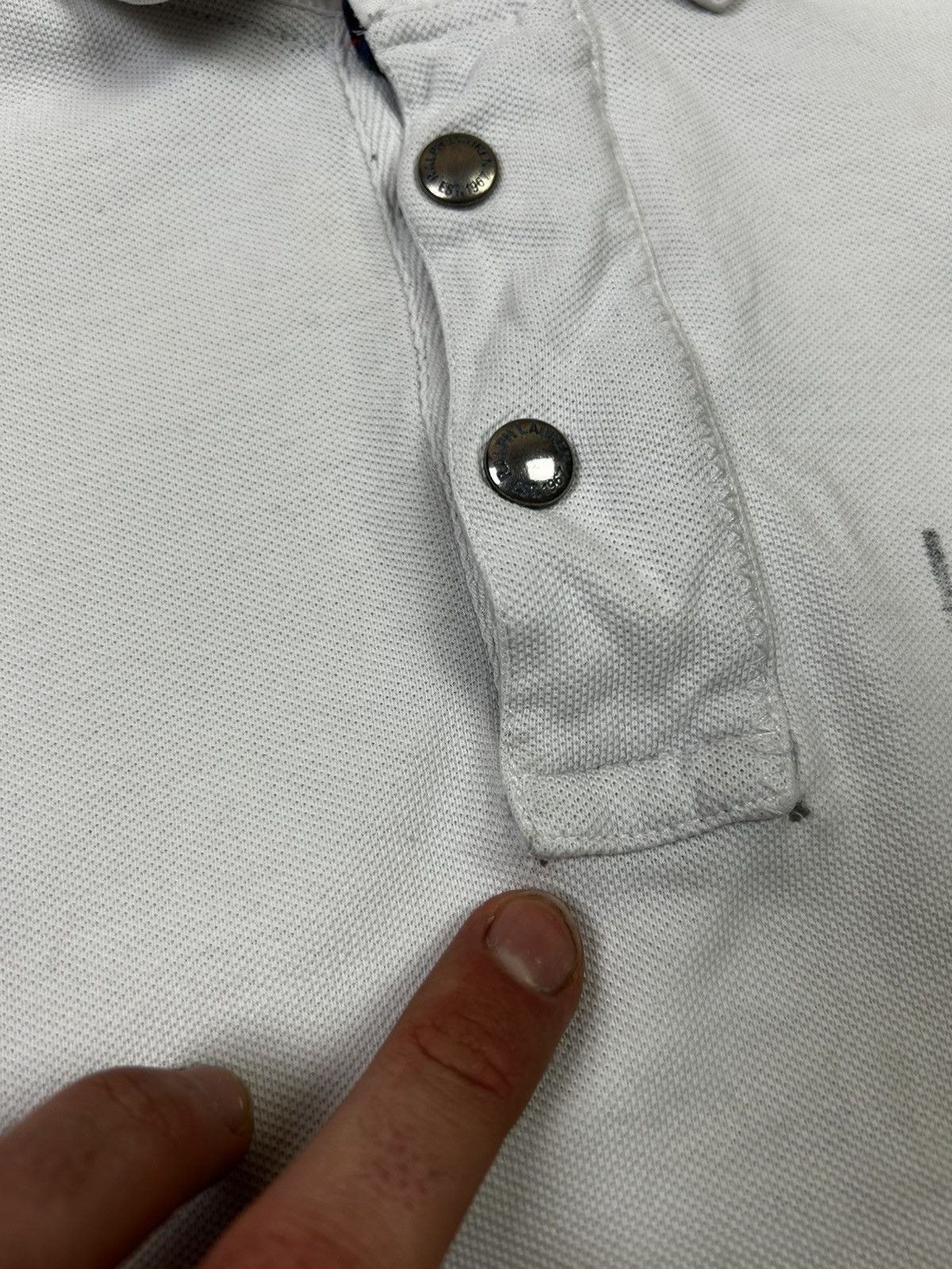 Polo Ralph Lauren × Vintage Polo Ralph Lauren Vintage Zip Big Logo T Shirt Rescue Patrol Size US L / EU 52-54 / 3 - 8 Thumbnail