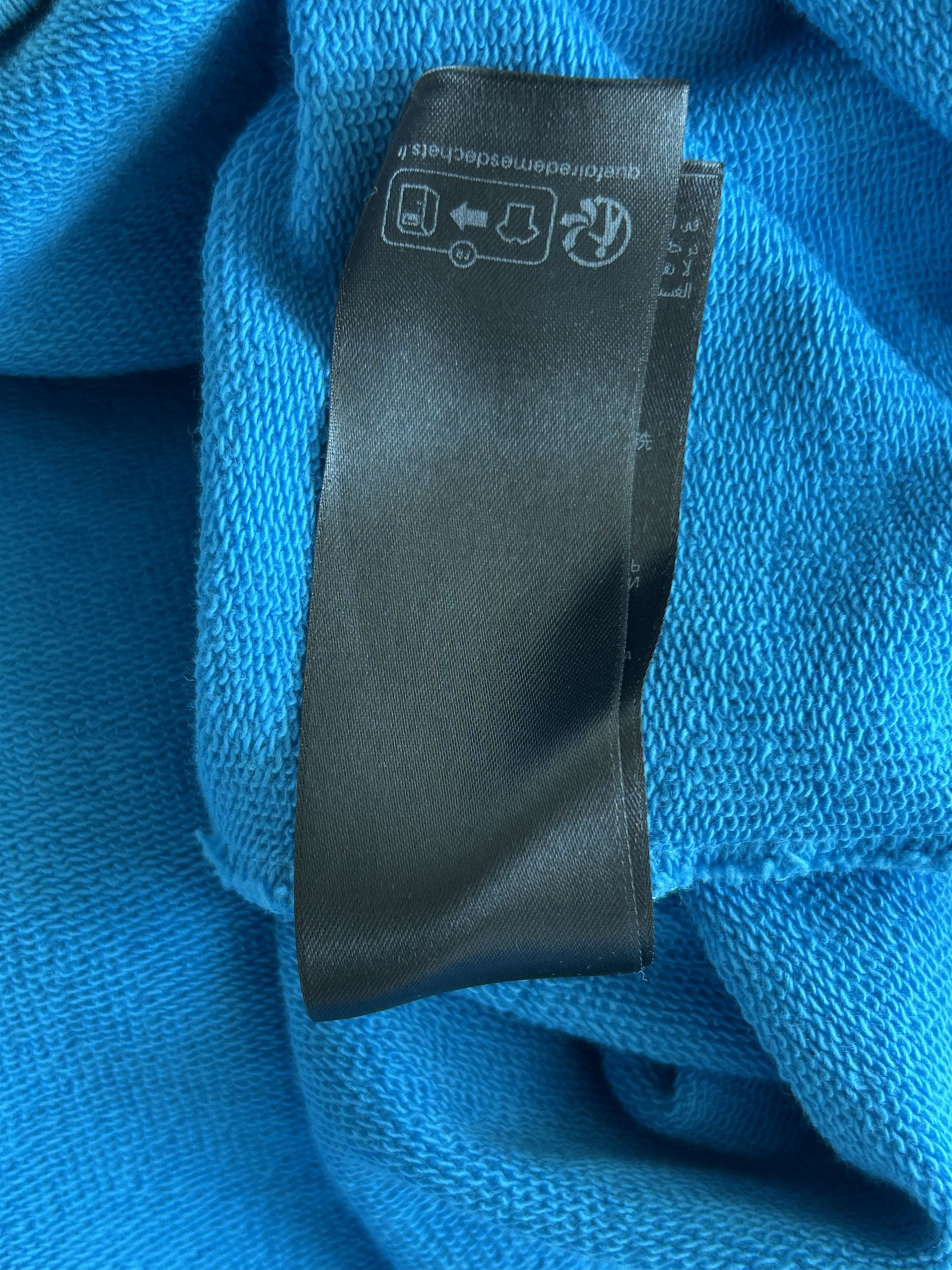 Balenciaga Balenciaga Blue & White Campaign Logo Hoodie Size US XXL / EU 58 / 5 - 7 Thumbnail