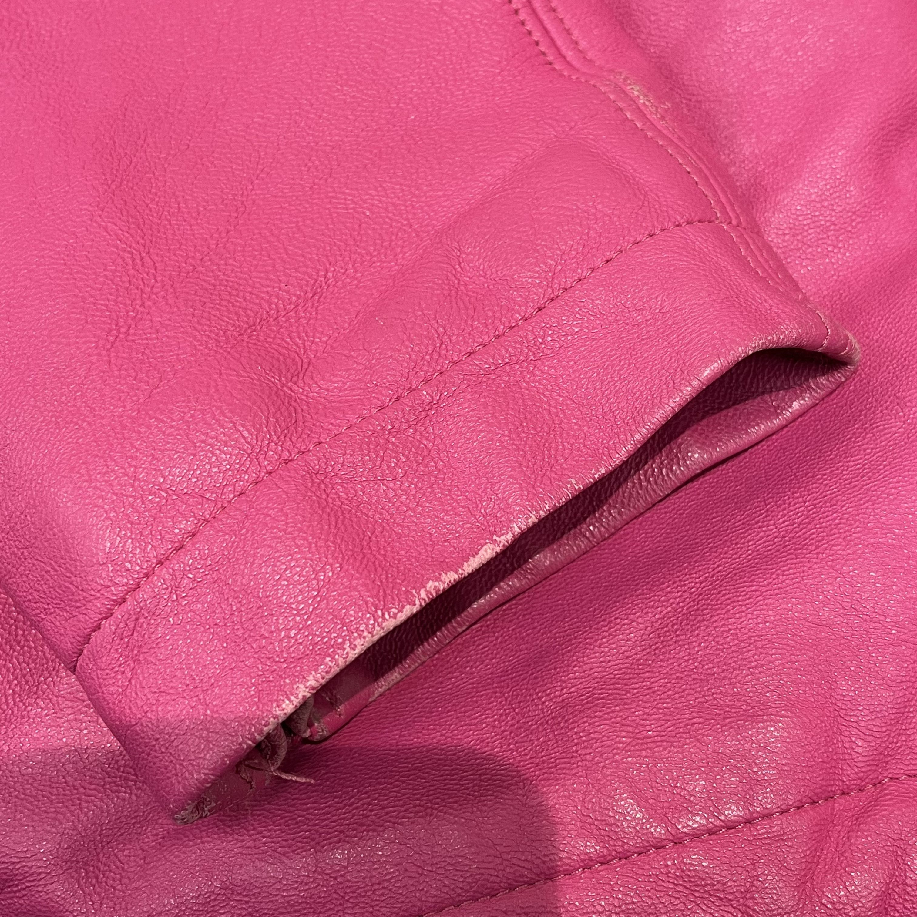 Supreme Supreme GORE-TEX Leather Jacket Magenta Size US S / EU 44-46 / 1 - 7 Thumbnail