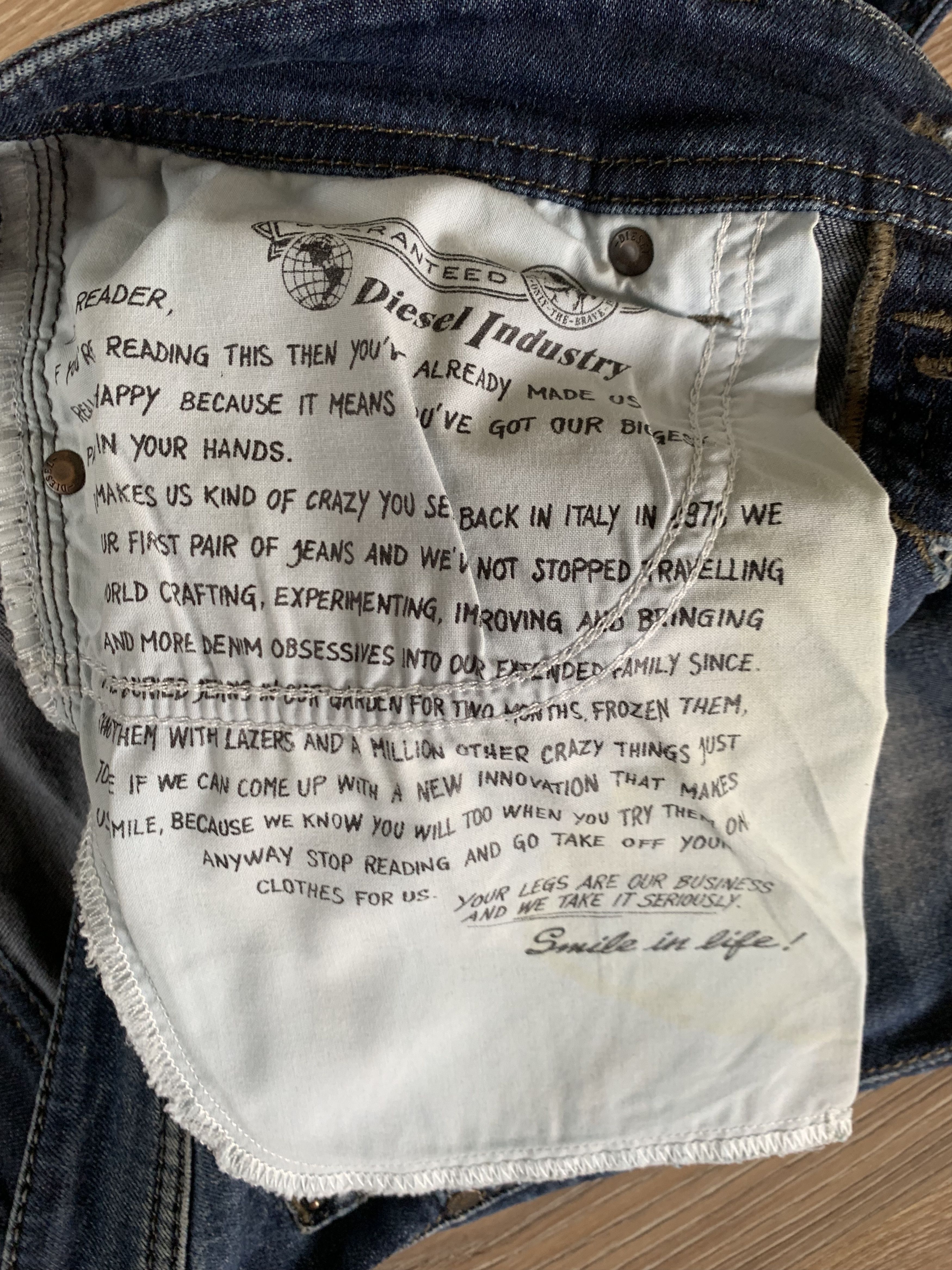 Diesel × Vintage Diesel Distressed Sleenker Slim Skinny Jeans Size US 29 - 6 Thumbnail