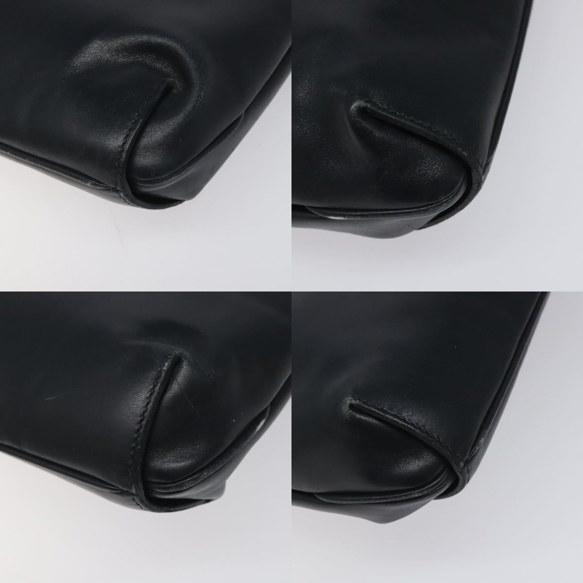 Gucci GUCCI Shoulder Bag Leather Navy Gold Size ONE SIZE - 10 Thumbnail