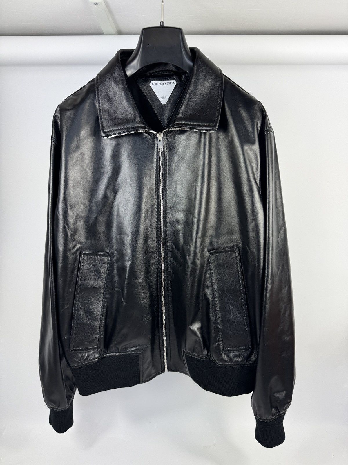 Bottega Veneta LIGHT SMOOTH NAPPA BLOUSON Size US L / EU 52-54 / 3 - 1 Thumbnail