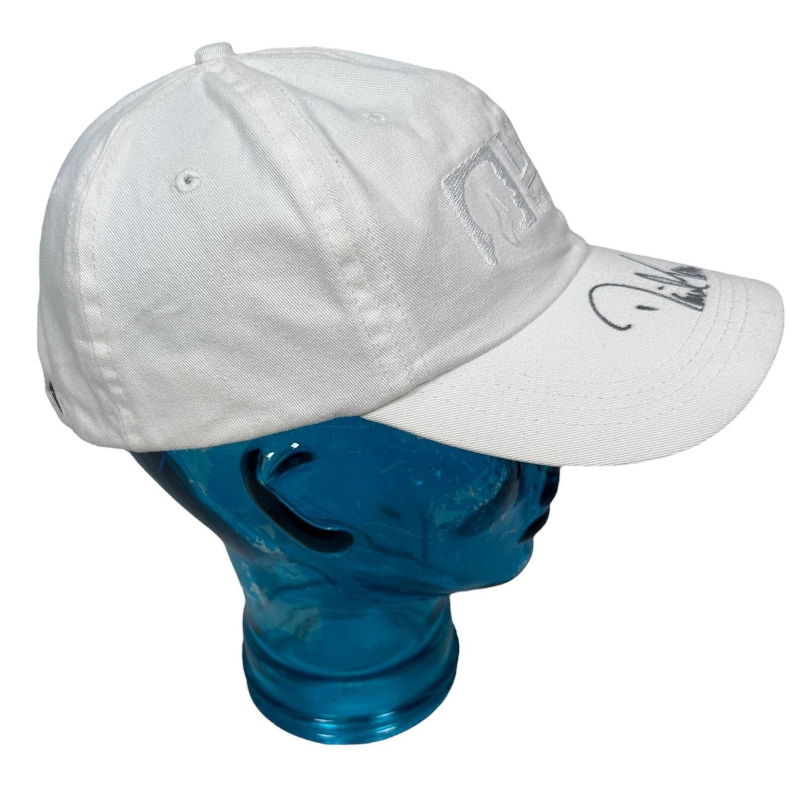 Imperial David Toms Autographed Hat Men’s White Lincoln Financial Size ONE SIZE - 6 Thumbnail