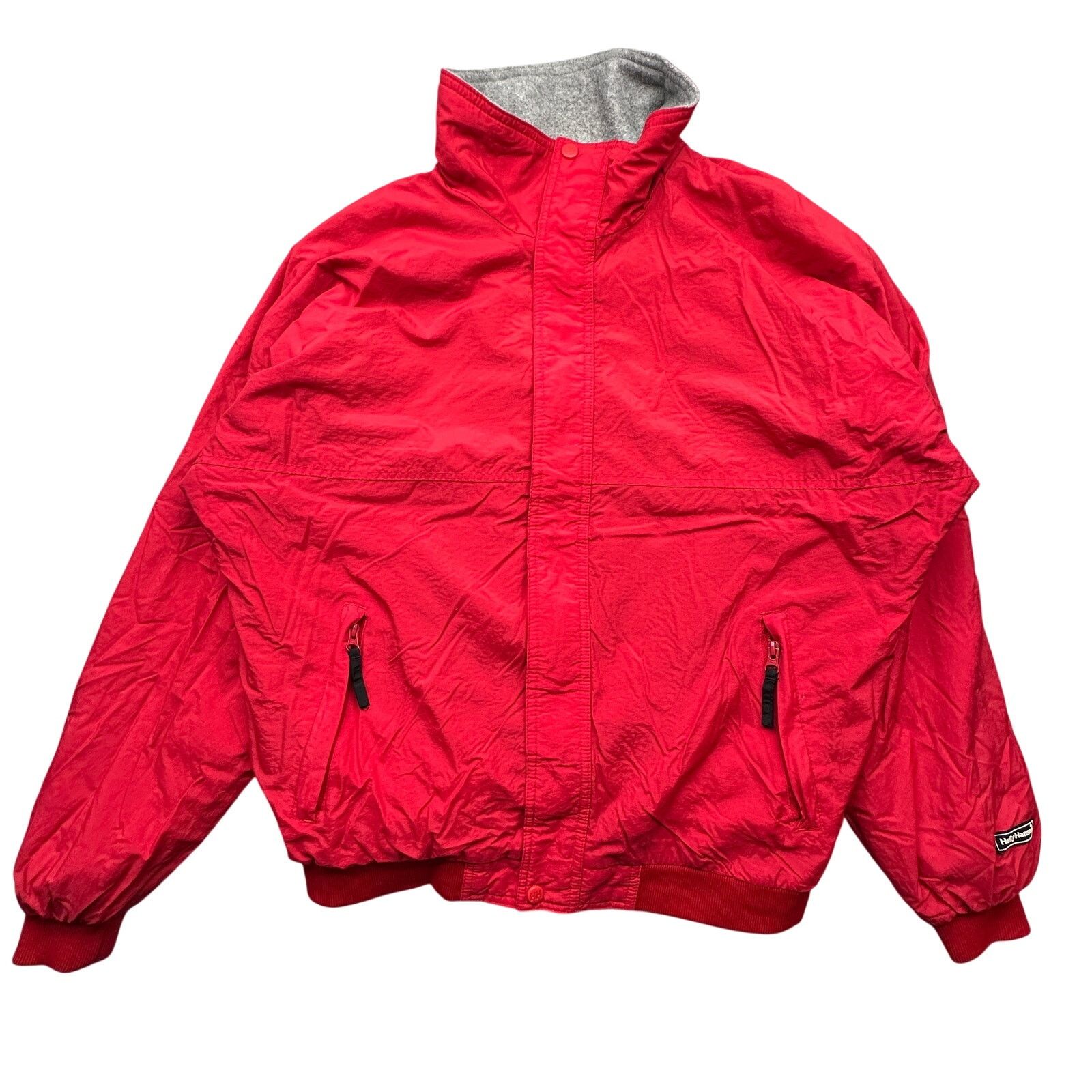 Helly Hansen Vintage Helly Hansen Fleece Lined Nylon Bomber Jacket Large Size US XL / EU 56 / 4 - 1 Thumbnail