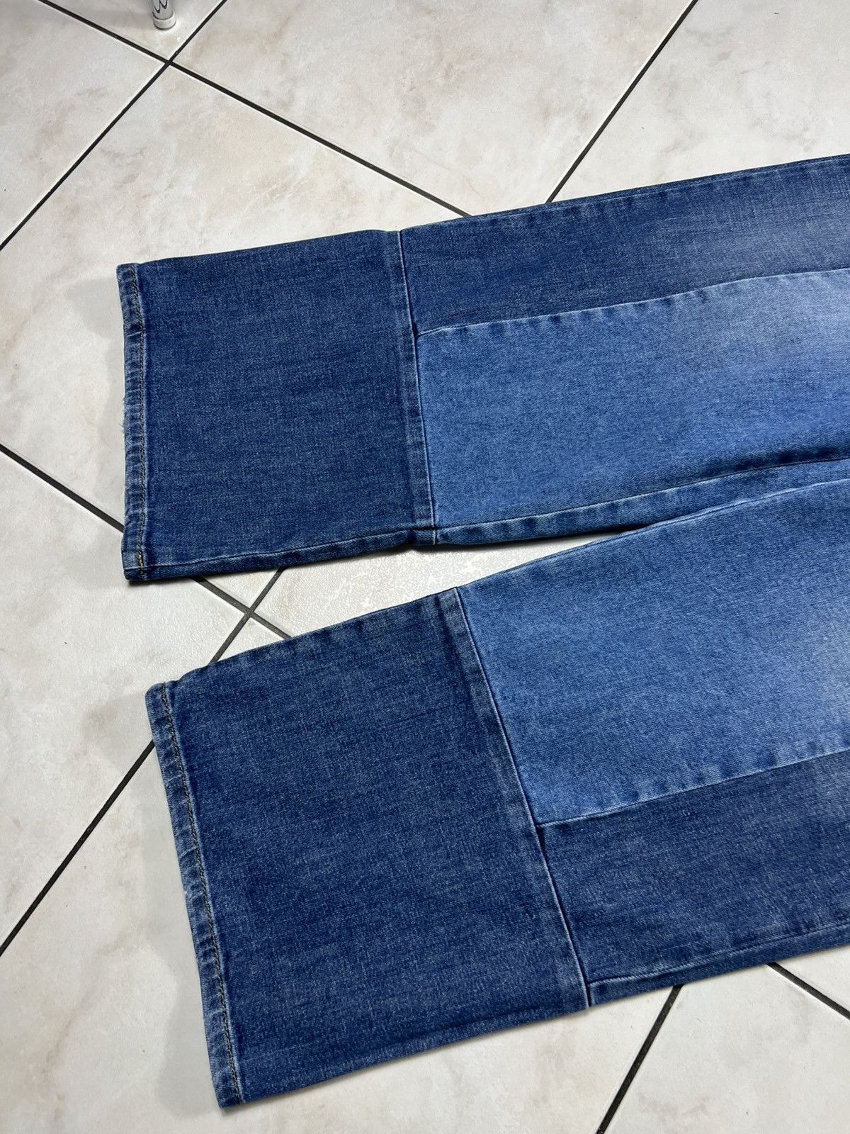 Diesel Diesel Widee-x baggy denim jeans pants wide patchwork washed Size 30" / US 8 / IT 44 - 6 Thumbnail