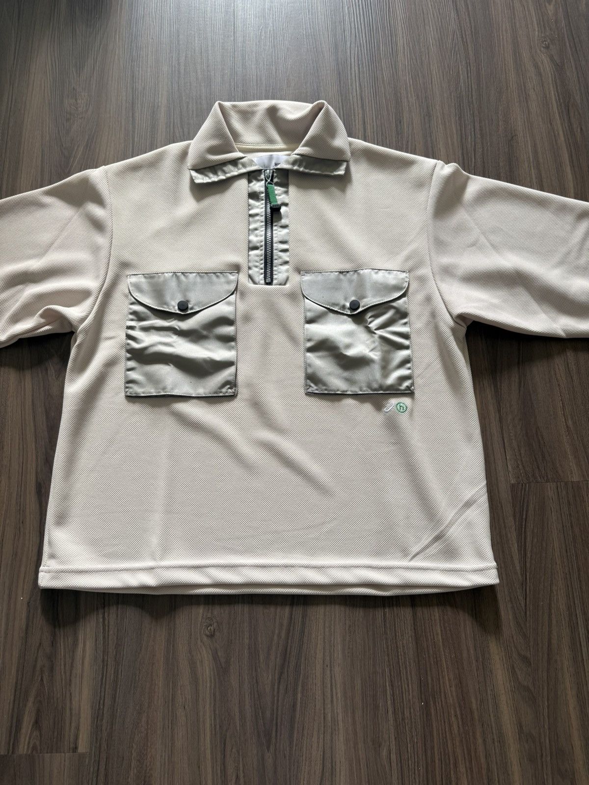 Asics × HIDDEN Hidden NY x ASICS Zip Pocket Long Sleeve Shirt Beige Size S Size US S / EU 44-46 / 1 - 2 Thumbnail