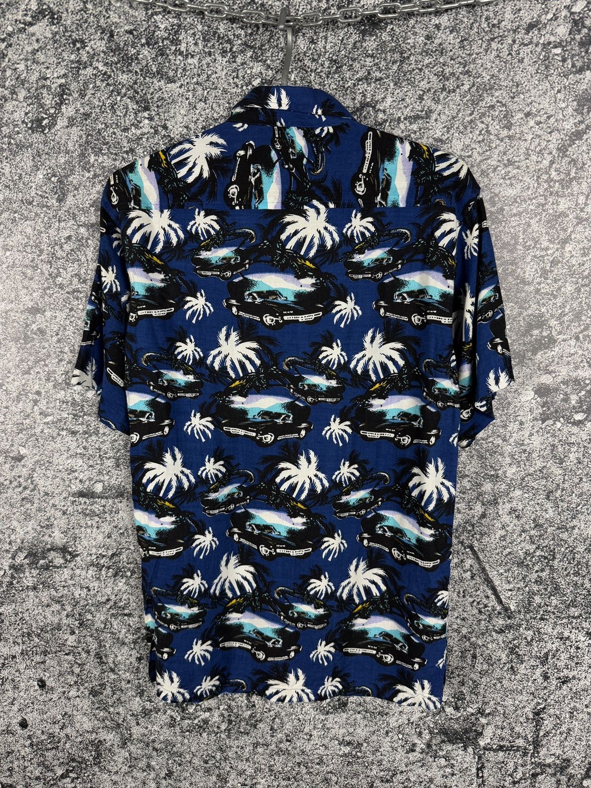 Vintage Hawaiian Short Sleeve Shirt Button Up Cars Palm Cuba Hawaii Size US S / EU 44-46 / 1 - 7 Thumbnail