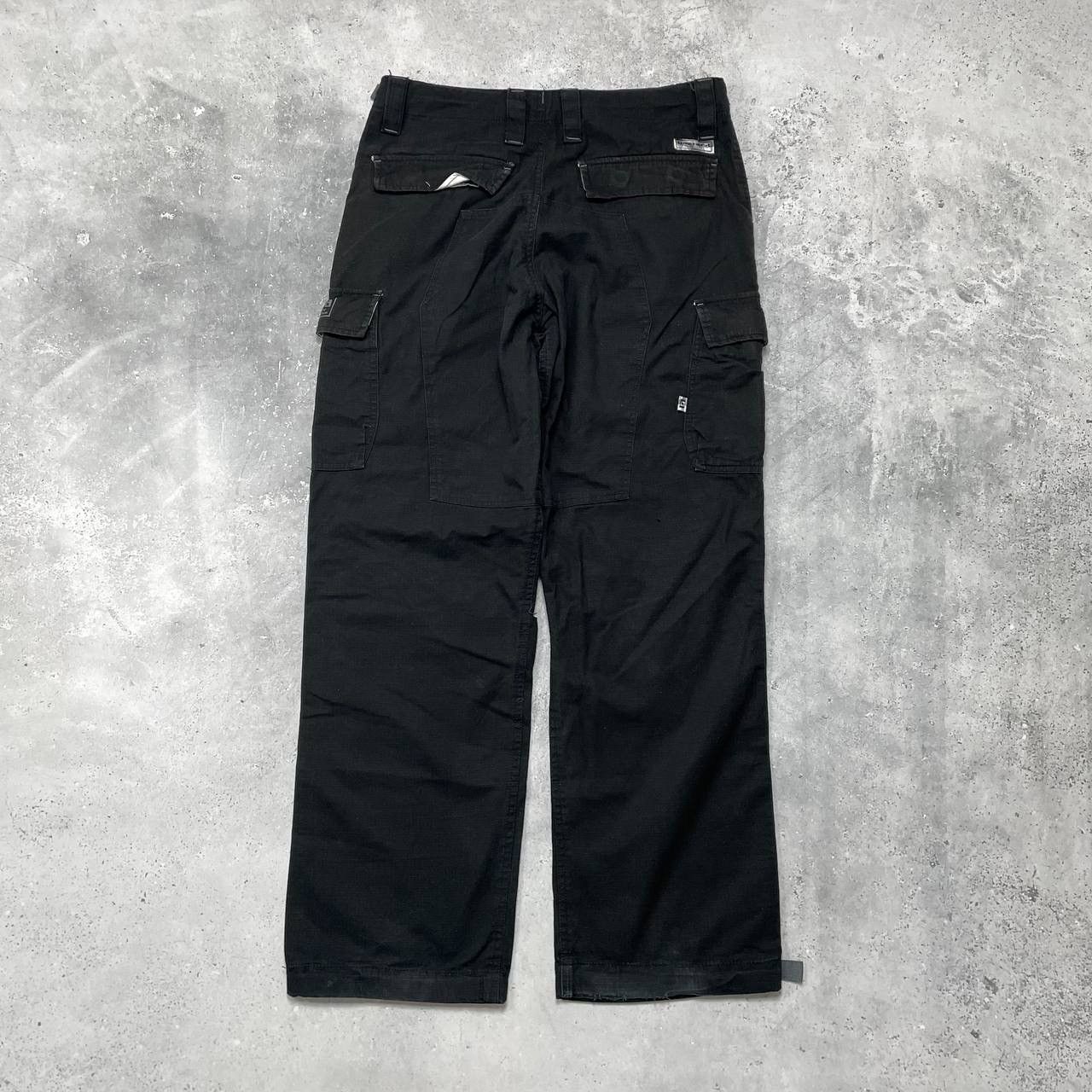 Japanese Brand Bastard Cotton Ripstop Cargo Pants Faded Black Size W30 L31 Size US 30 / EU 46 - 2 Thumbnail