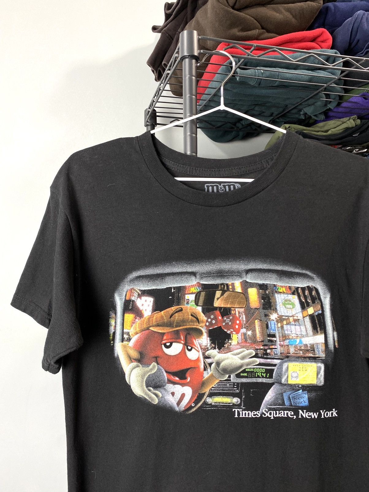 Band Tees × Vintage Vintage 2000’s M&M Time Square New York T Shirt Snickers Size US S / EU 44-46 / 1 - 2 Thumbnail