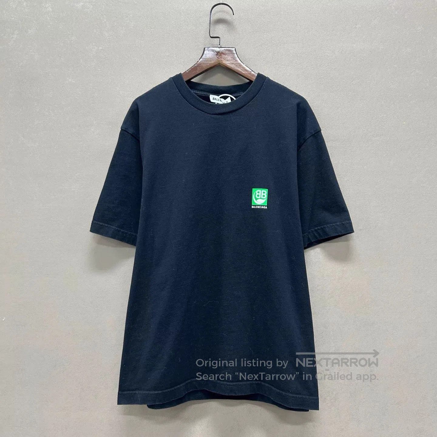 Balenciaga Black Short Sleeve T. Size US S / EU 44-46 / 1 - 1 Thumbnail