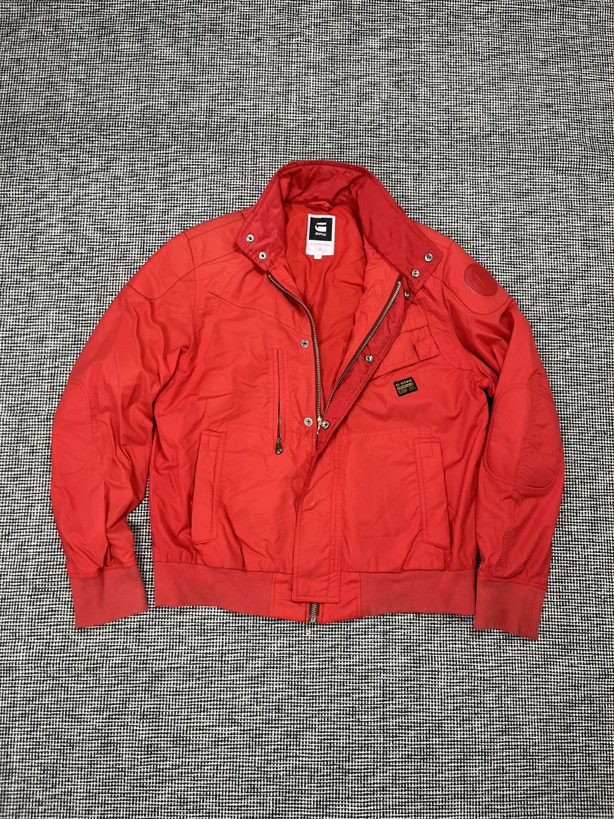 G-Star Akira style biker bomber jacket g-star raw Vtg y2k moto boxy Size US XL / EU 56 / 4 - 1 Thumbnail