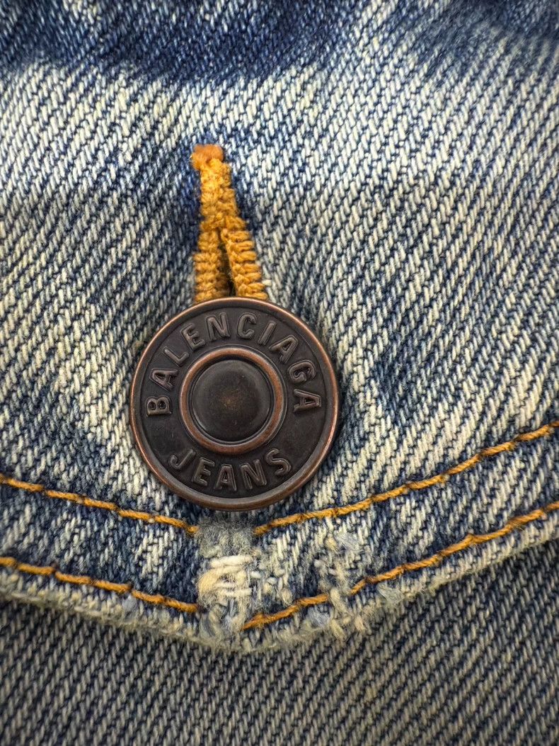 Balenciaga Balenciaga Denim Jacket 2501-Nextarrow Size US S / EU 44-46 / 1 - 4 Thumbnail